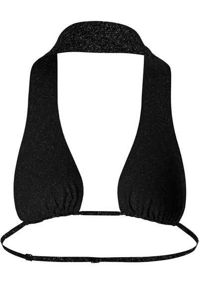 Calvin Klein Swimwear Triangel-Bikini-Top HALTERNECK TRIANGLE, in glitzernder Optik
