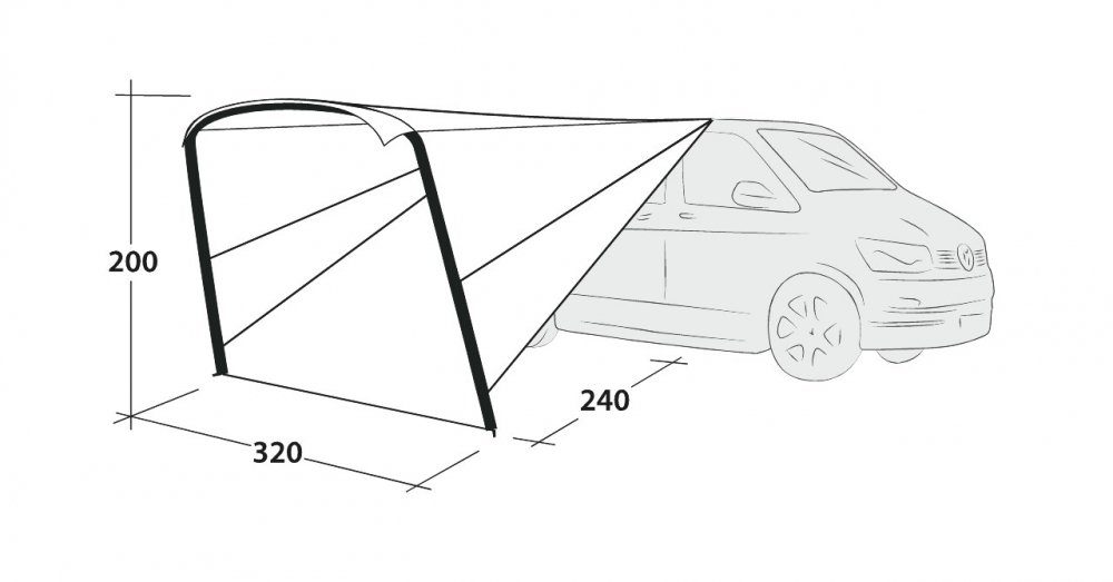 Sonnensegel Outwell Touring Canopy Air