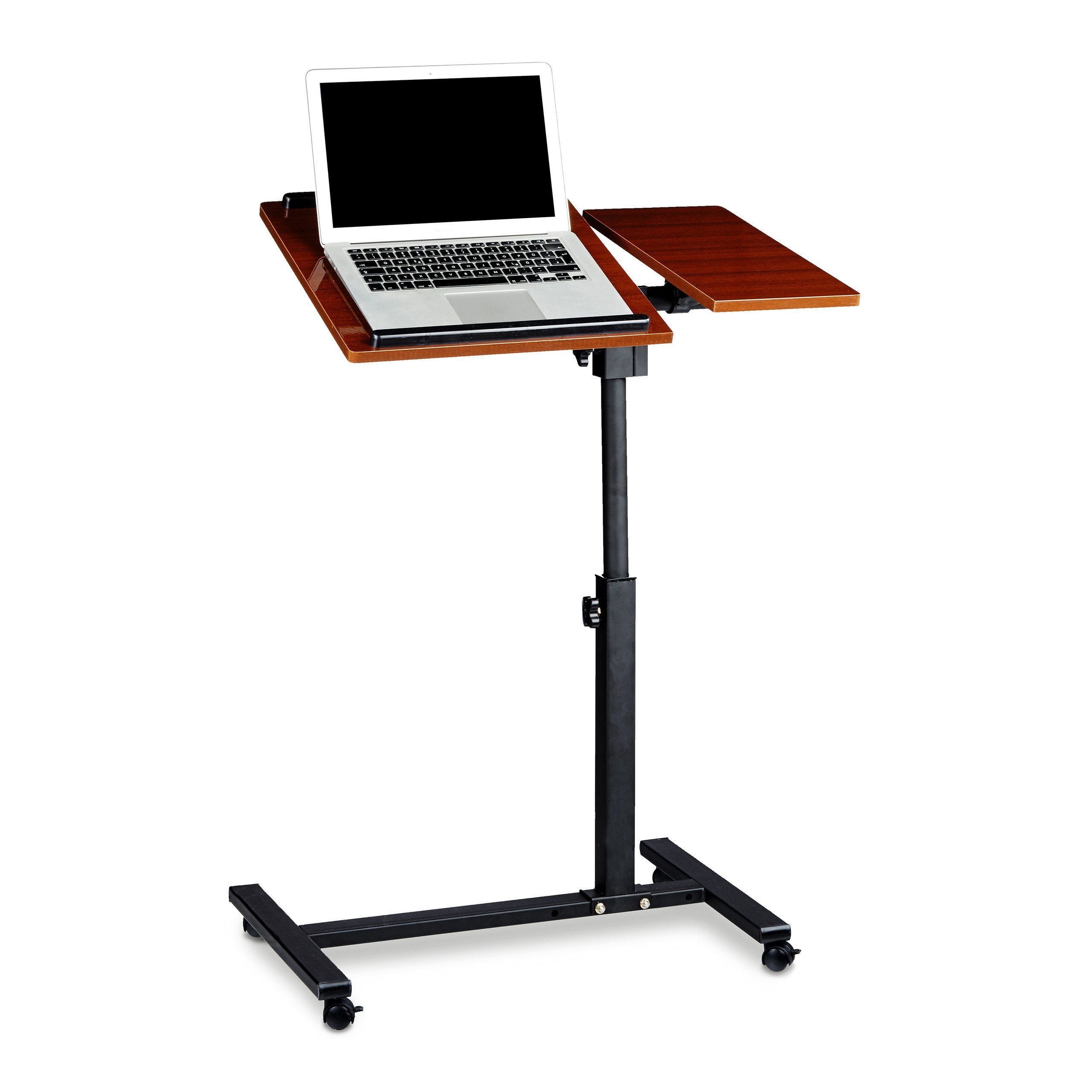relaxdays Laptoptisch mit verstellbarem Mauspad, Rot günstig online kaufen