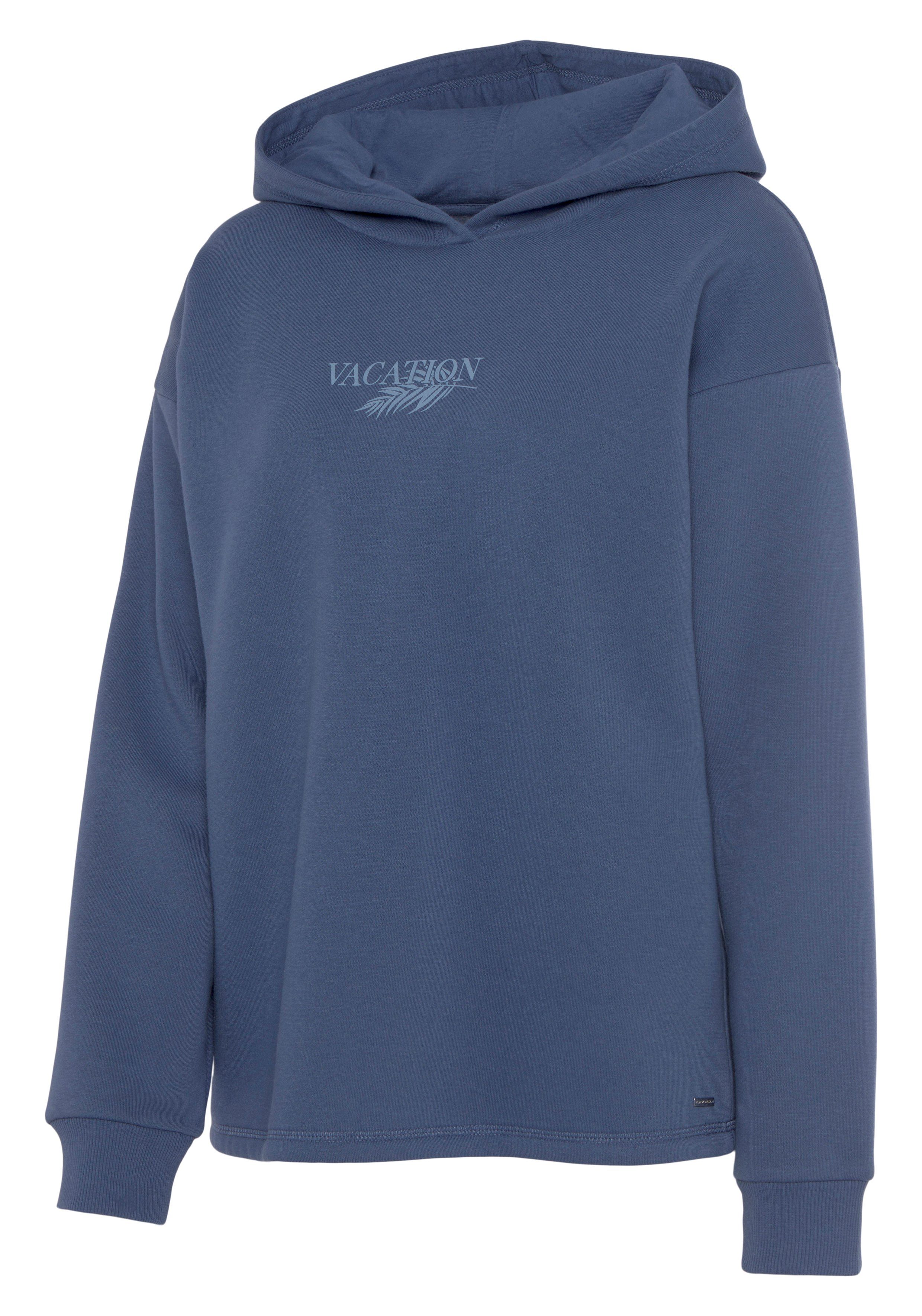 LASCANA Hoodie (1-tlg) Kapuzensweatshirt, Loungeshirt mit Frontprint, Loungewear