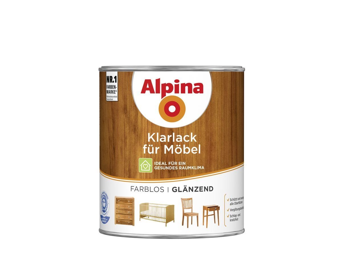 Alpina Klarlack Alpina Klarlack für Möbel 750 ml farblos glänzend