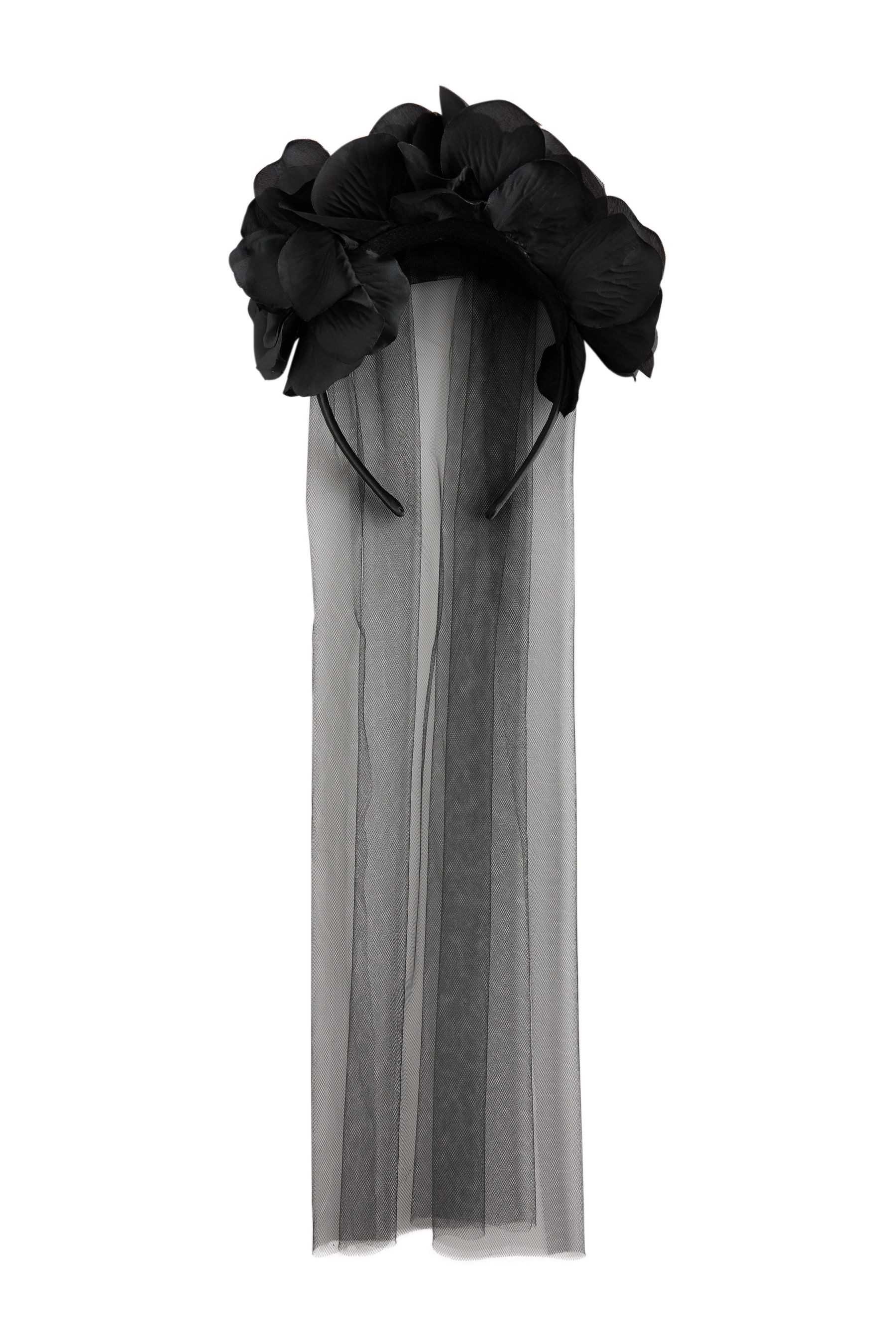 Next Haarreif Halloween-Haarreif mit Blumen und Schleier