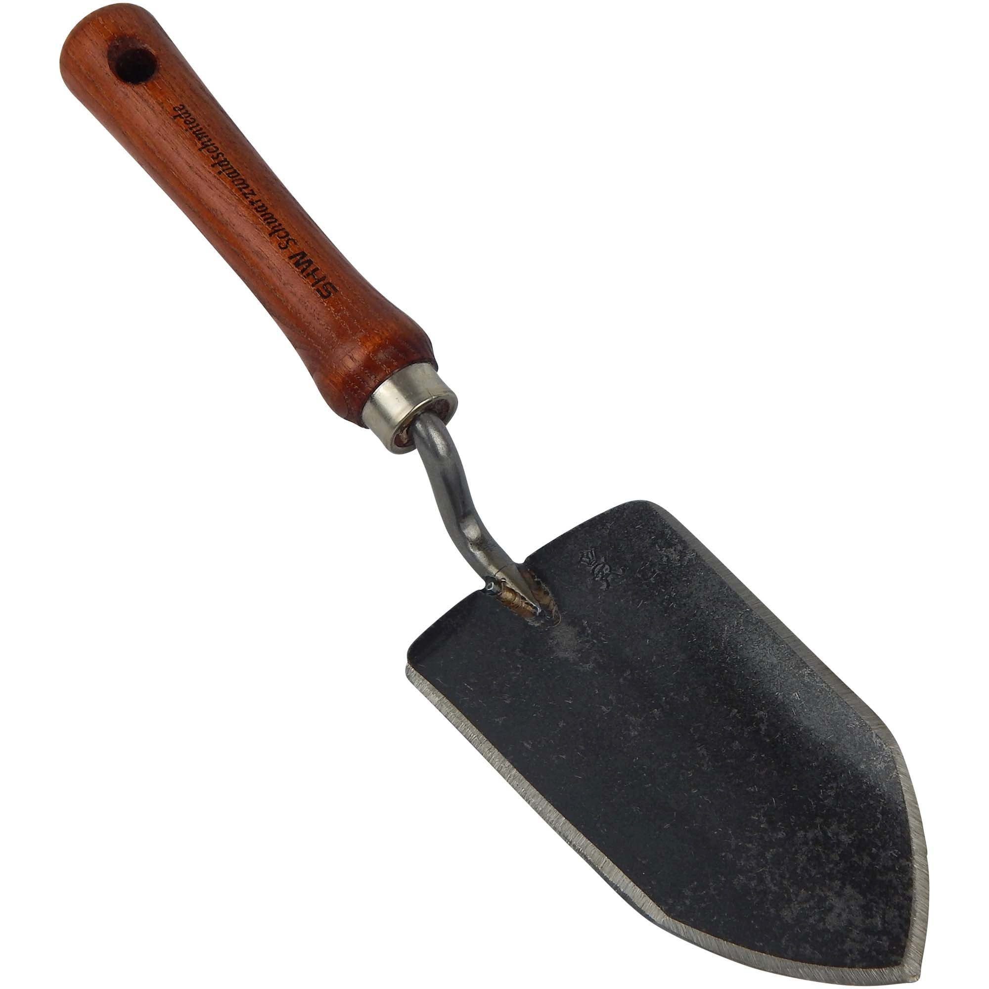 SHW Gartenhacke SHW Blumenkelle mit Eschenholzgriff, Spitz zulaufende Kelle