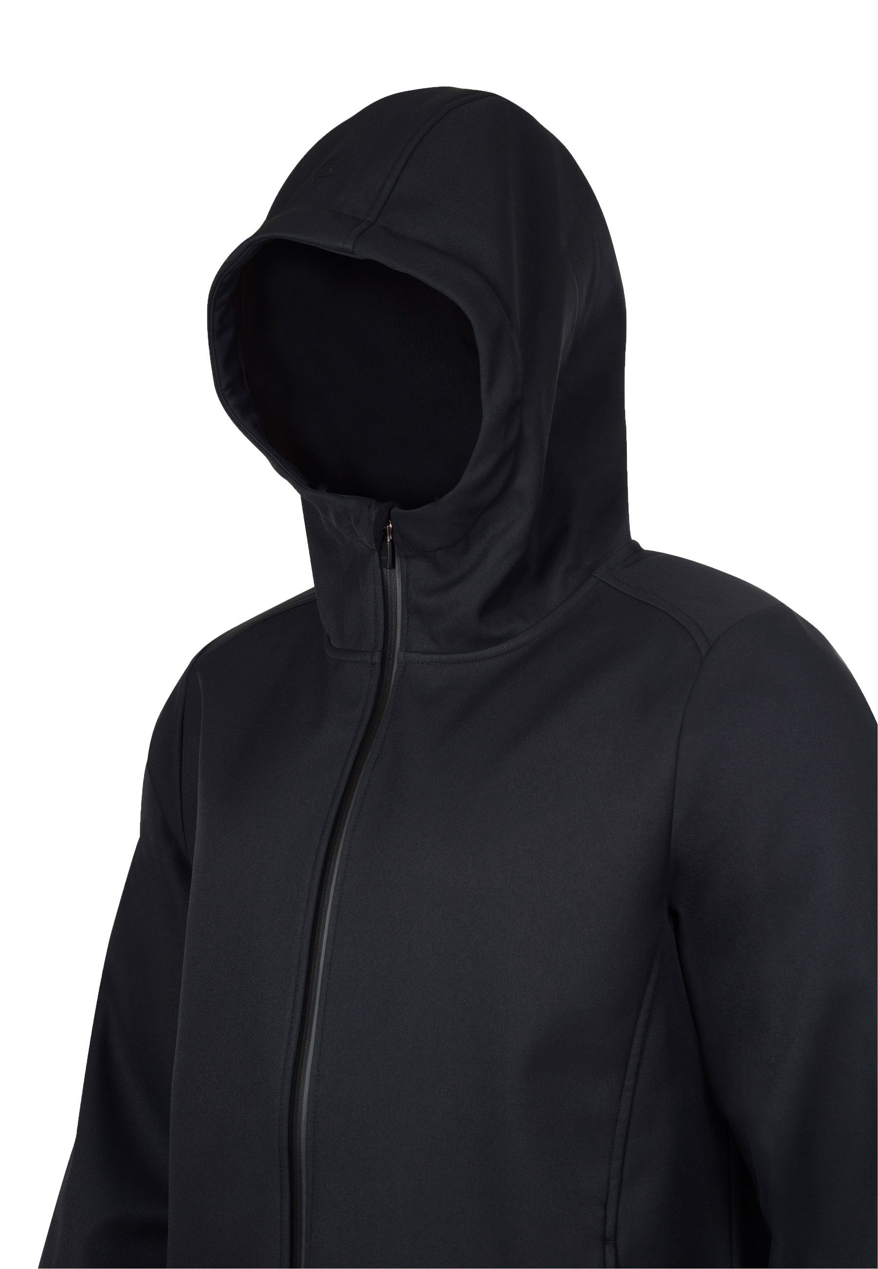 Serious sportlich wasserabweisend Elkline Softshelljacke Kapuze mit black