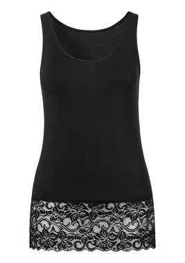 Vivance Longtop mit weicher Spitze, Unterhemd, Tanktop, Unterziehshirt