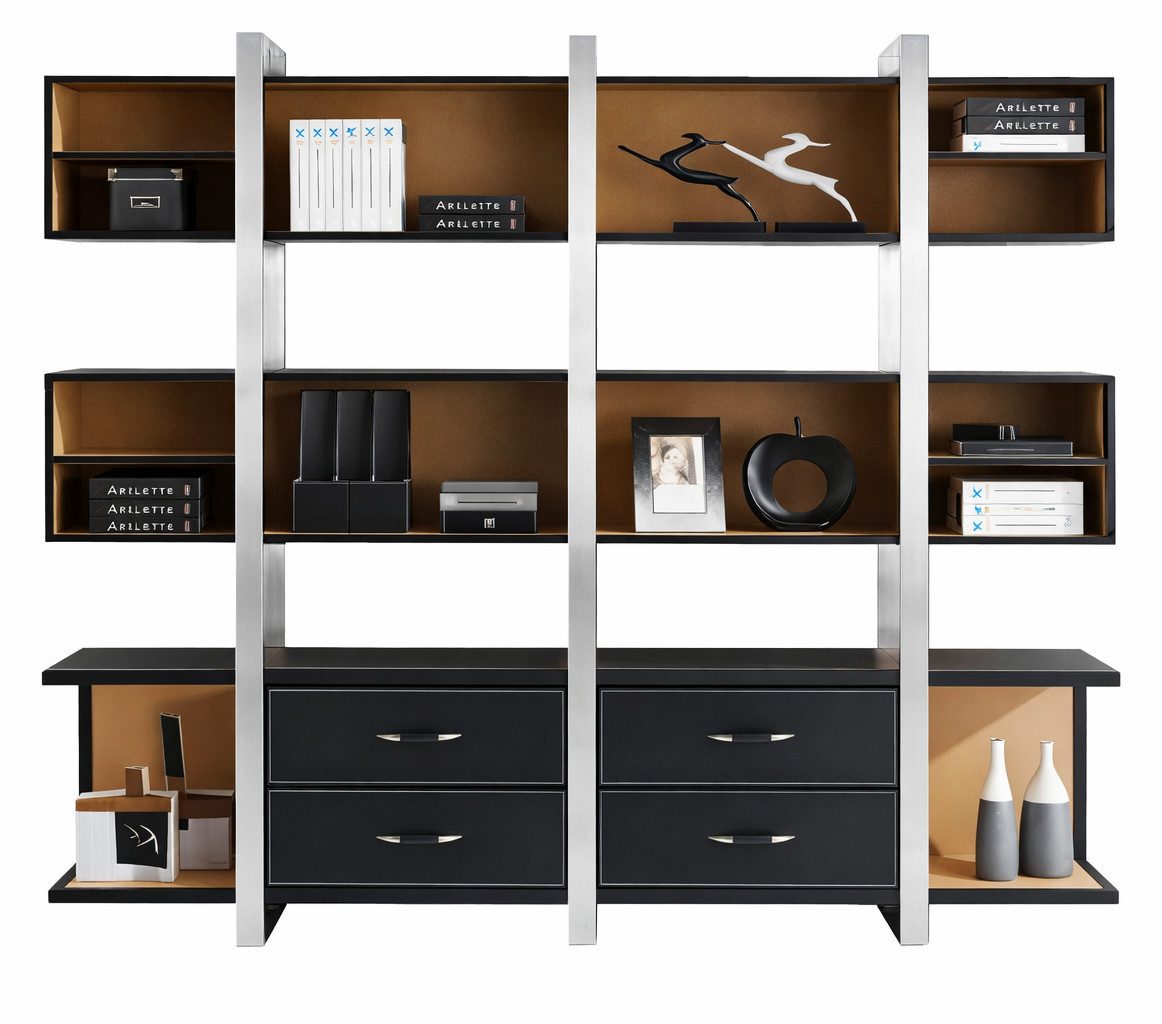 JVmoebel Aktenschrank Designer Bücherschrank für Arbeitzimmer Modern Bücherregal Sofort (1-St) Made in Europa