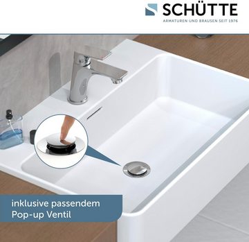 Schütte Waschtischarmatur BOSTON wassersparende Eco-Click-Funktion, inkl. Pop-Up