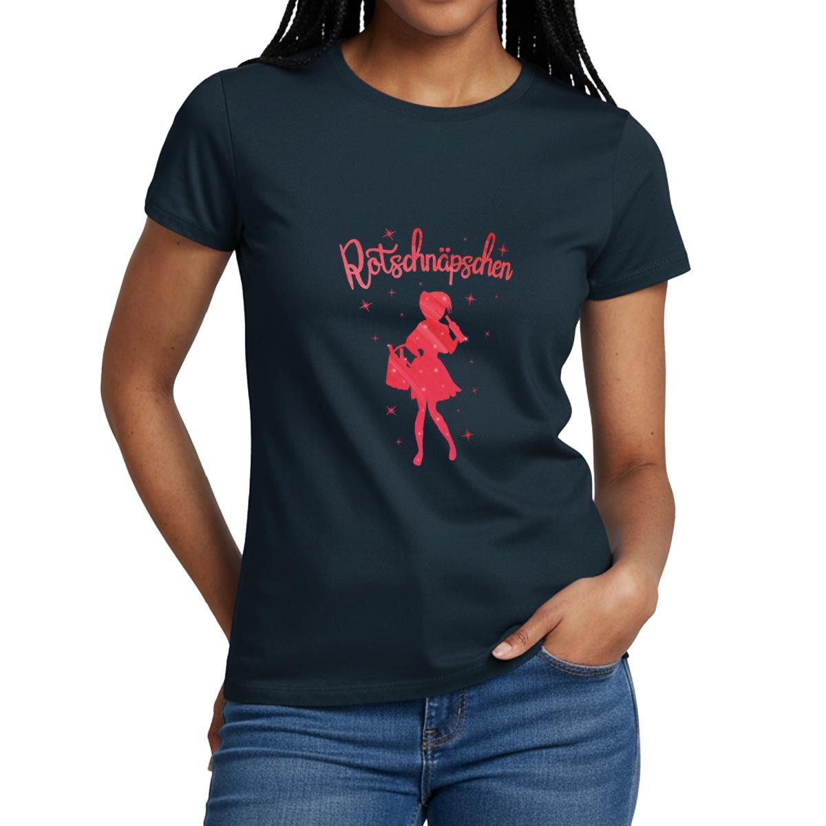 Spreadshirt T-Shirt Rotschnäpschen JGA Junggesellinnenabschied Party Frauen T-Shirt (1-tlg) Slim Fit, fällt klein aus