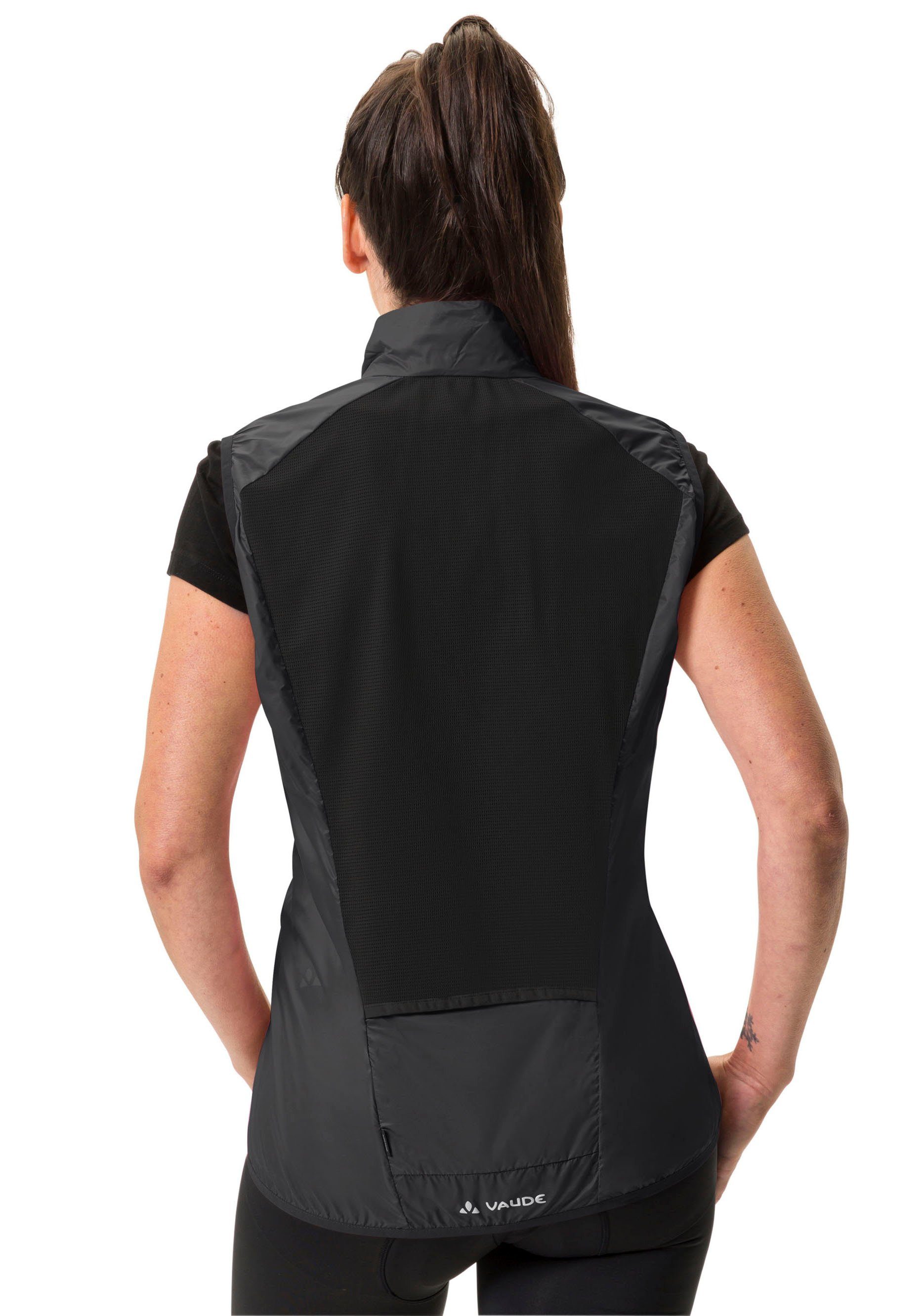 WOMEN'S Funktionsweste VAUDE MATERA black VEST AIR