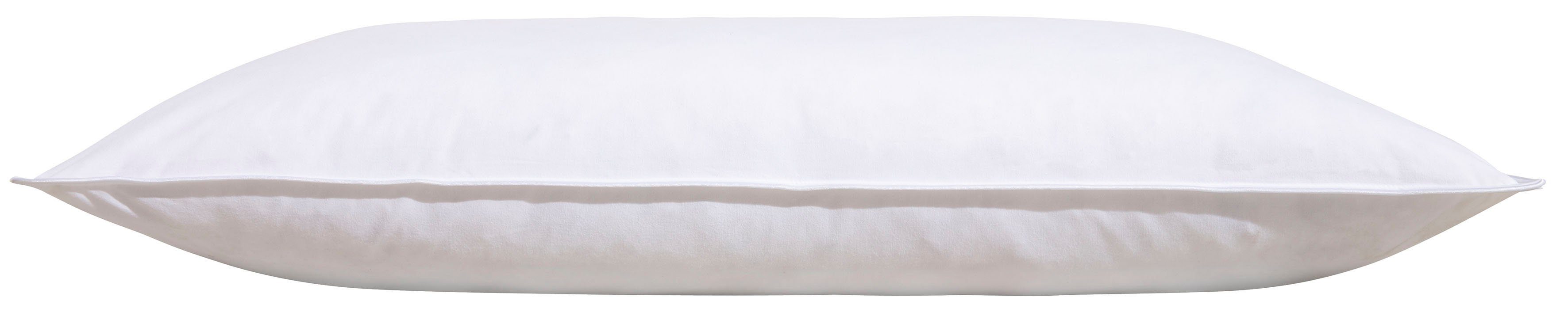 OTTO home Federkopfkissen Irah Kopfkissen 40x80 cm, 80x80 cm, Füllung: 85% Federn, 15% Daunen, Bezug: Baumwolle, Bauchschläfer, Rückenschläfer, Seitenschläfer, Kissen Made in Germany mit DOWNPASS ausgezeichnet