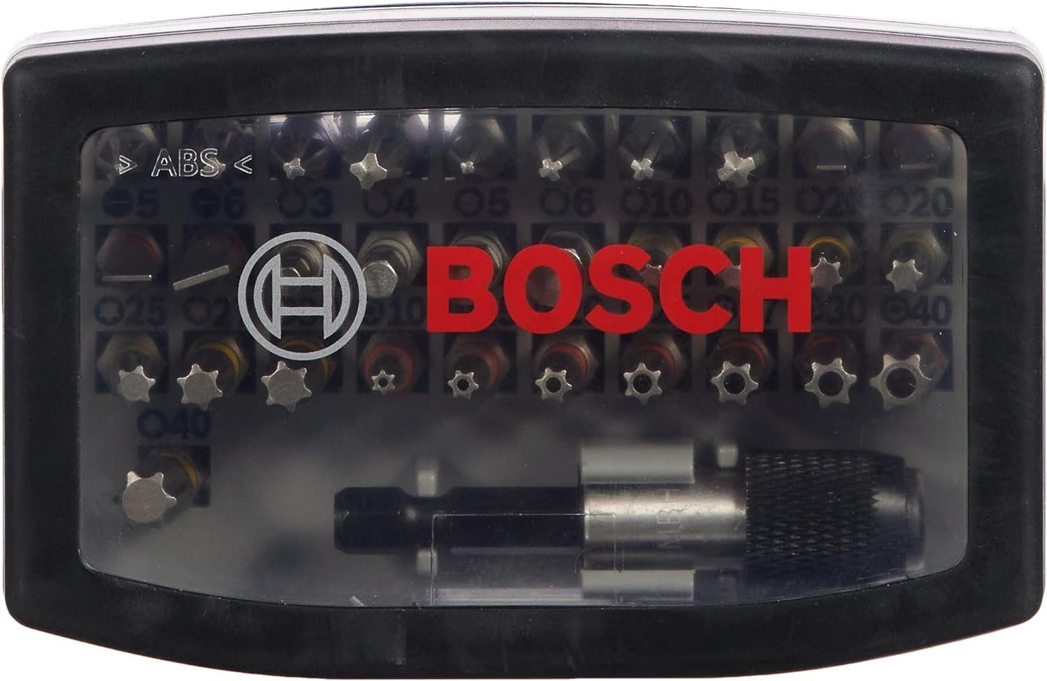 Bohrer- PZ-, BOSCH T-, Bosch Bitset TH- und Schrauberbit-Set Hex-, 32tlg. (PH-, Professional
