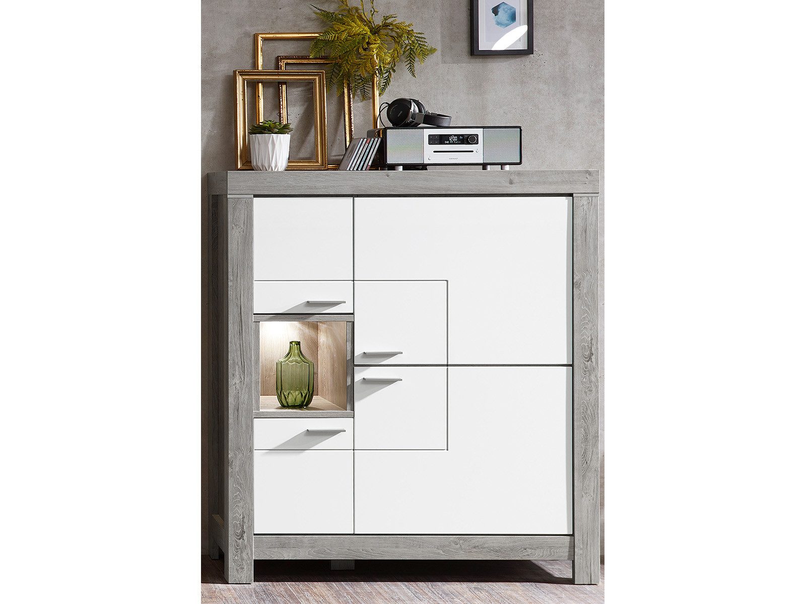 WOHN CONCEPT Premium Möbel Highboard 118 günstig online kaufen
