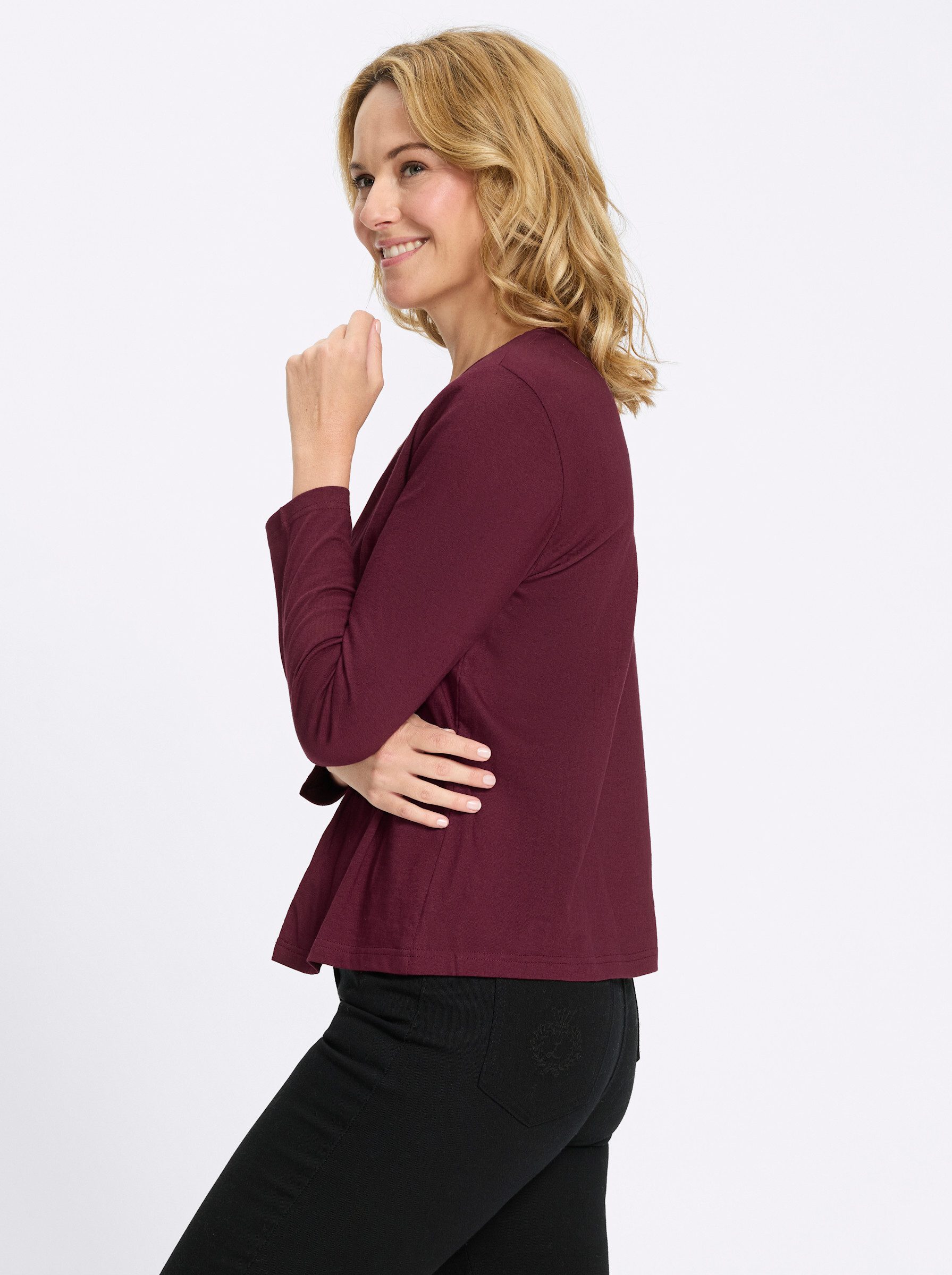 Sieh an! T-Shirt 2-in-1-Shirt Langarm – Bild 5 von 5