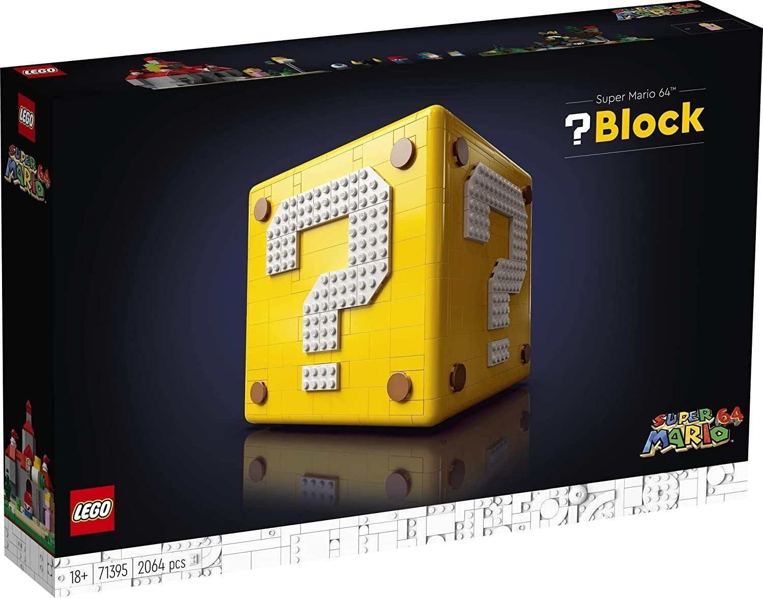 LEGO® Super Mario 71395 Fragezeichen-Block aus Super Mario 64™ Konstruktionsspielsteine, (2064 Teile)