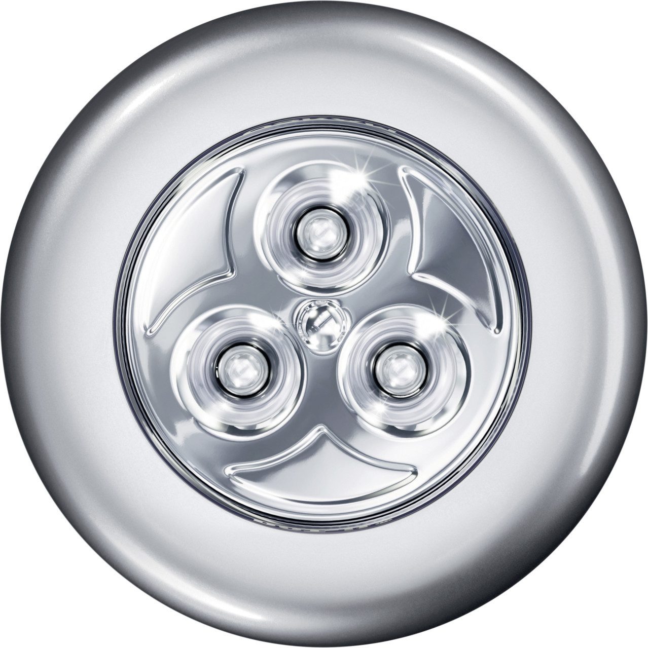 Ledvance Nachtlicht Ledvance LED Nachtlicht DOT-it Classic silber, Inkl. Leuchtmittel, Nicht dimmbar ohne Bewegungsmelder