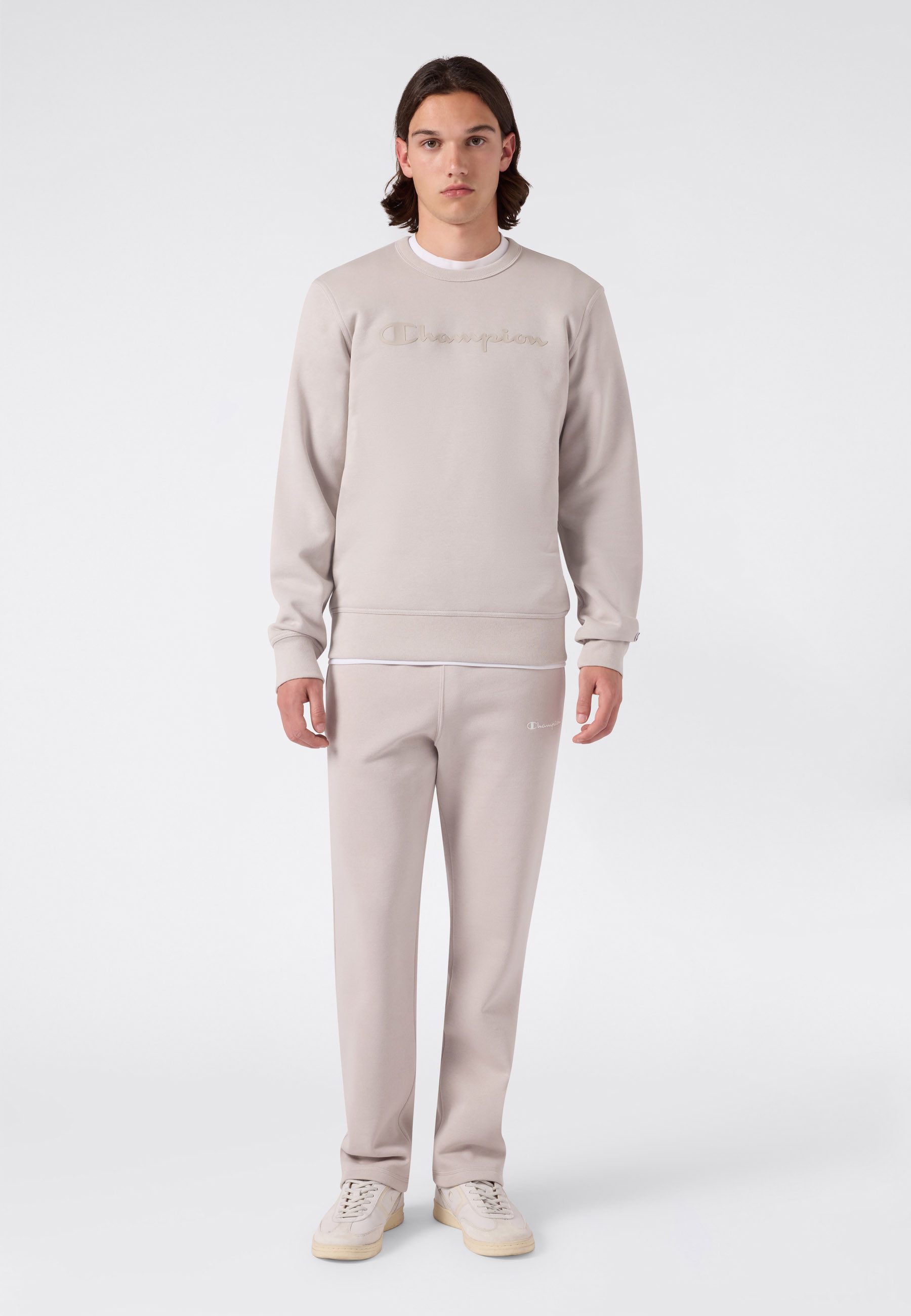 Champion Sweatshirt SPORTWEAR CREWNECK Standard Fit Langarm-Design, aus Baumwolle und Polyester, Standard Fit – Bild 4 von 5