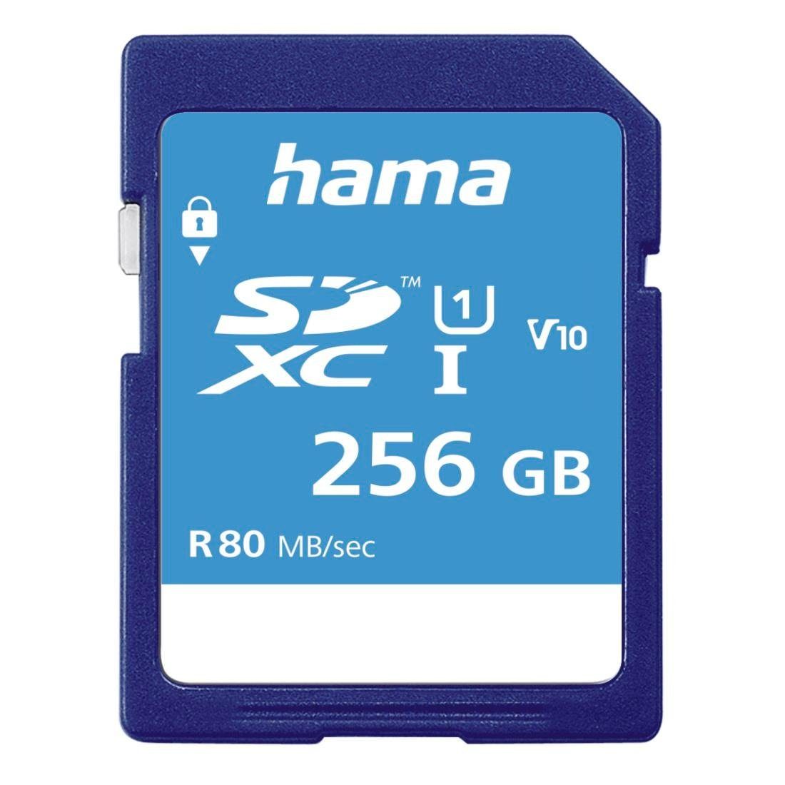 Hama SDHC 16GB Class 10 UHS-I 80MB/S Speicherkarte (256 GB, UHS-I Class 10)