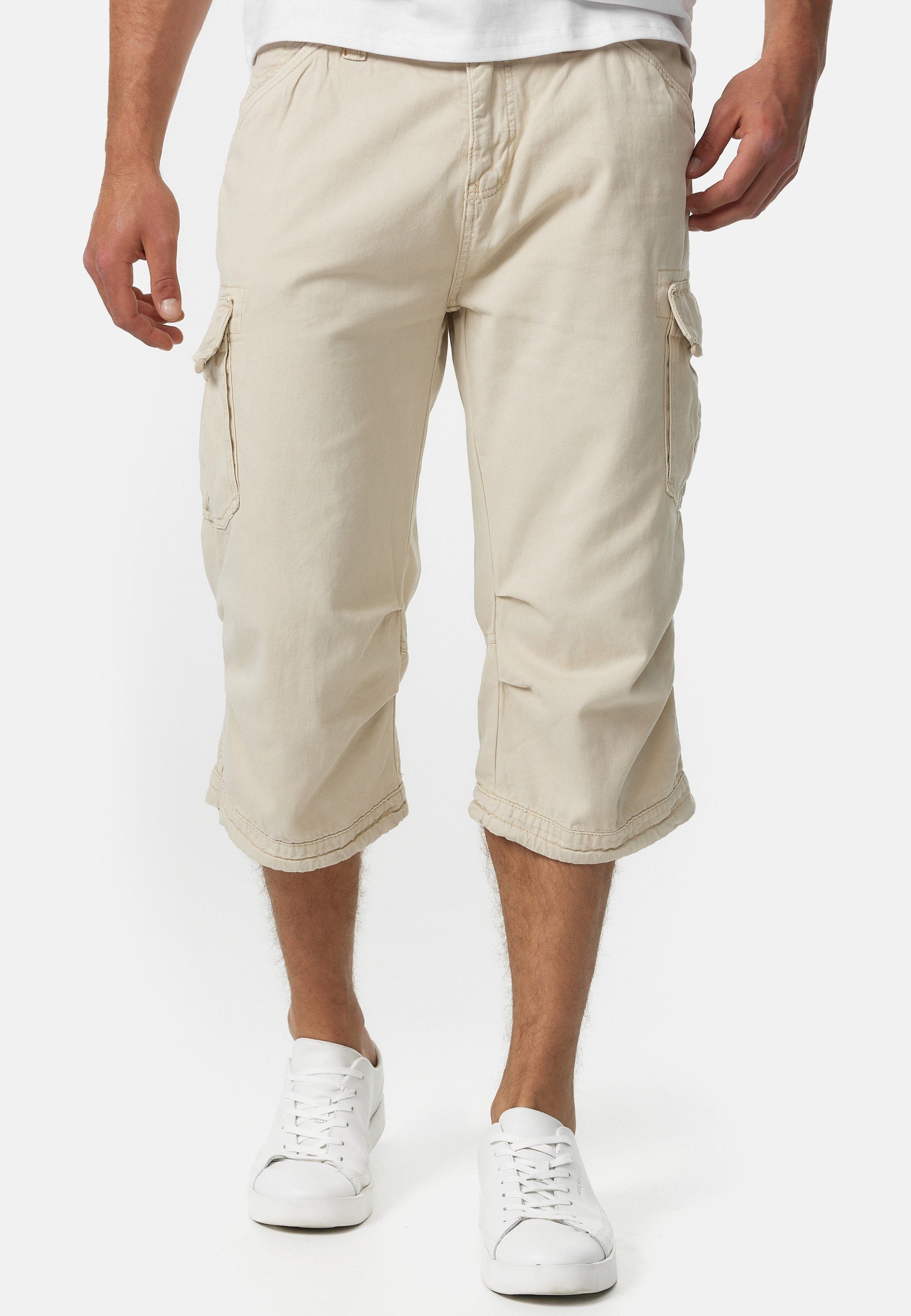 Indicode Cargoshorts Nicolas Check aus einer günstig online kaufen