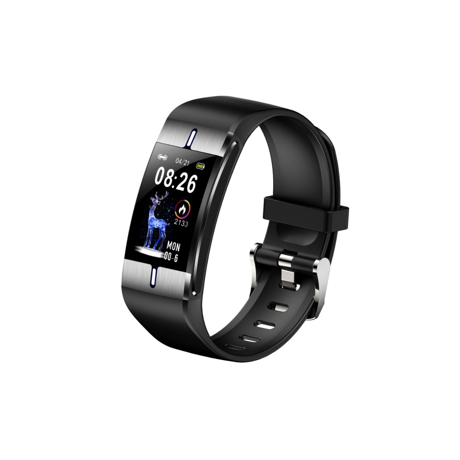 Fitness-Tracker FitVibe Pro Health and Fitness Monitor Schwarz