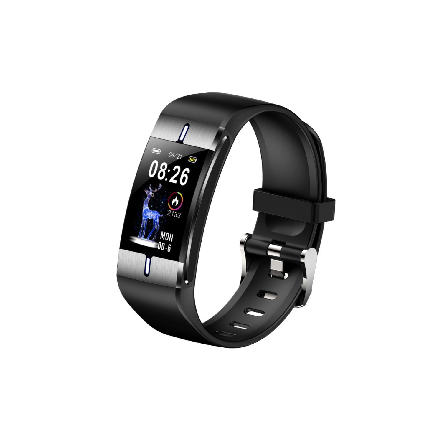 Maxcom Fitness-Tracker FitVibe Pro Health and Fitness Monitor Schwarz