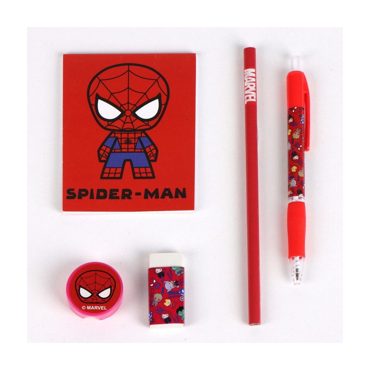 Spiderman Federmäppchen Spider-Man Red Plüsch Federmäppchen gefüllt