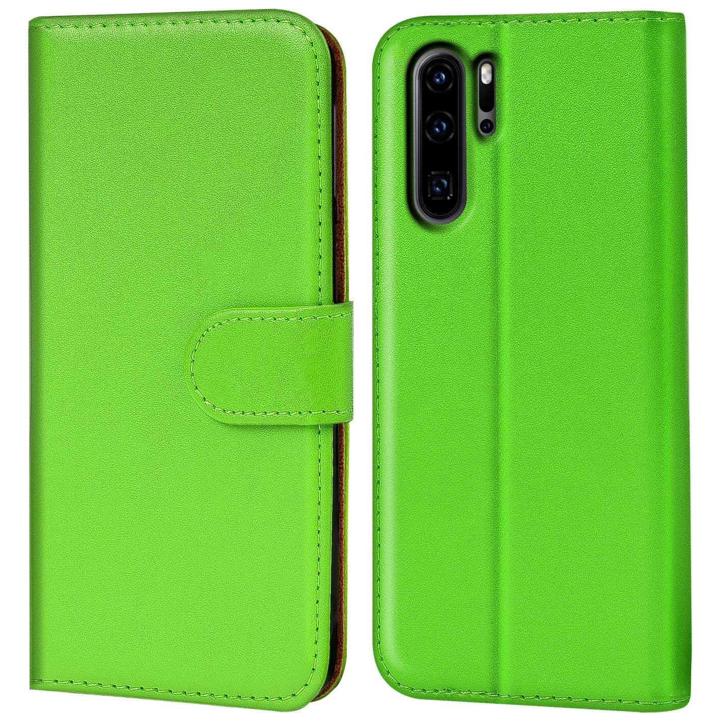 CoolGadget Handyhülle Wallet Klapp Tasche Book Case für Huawei P30 Pro 6,5 Zoll, Hülle Klapphülle Flip Cover Etui Schutzhülle