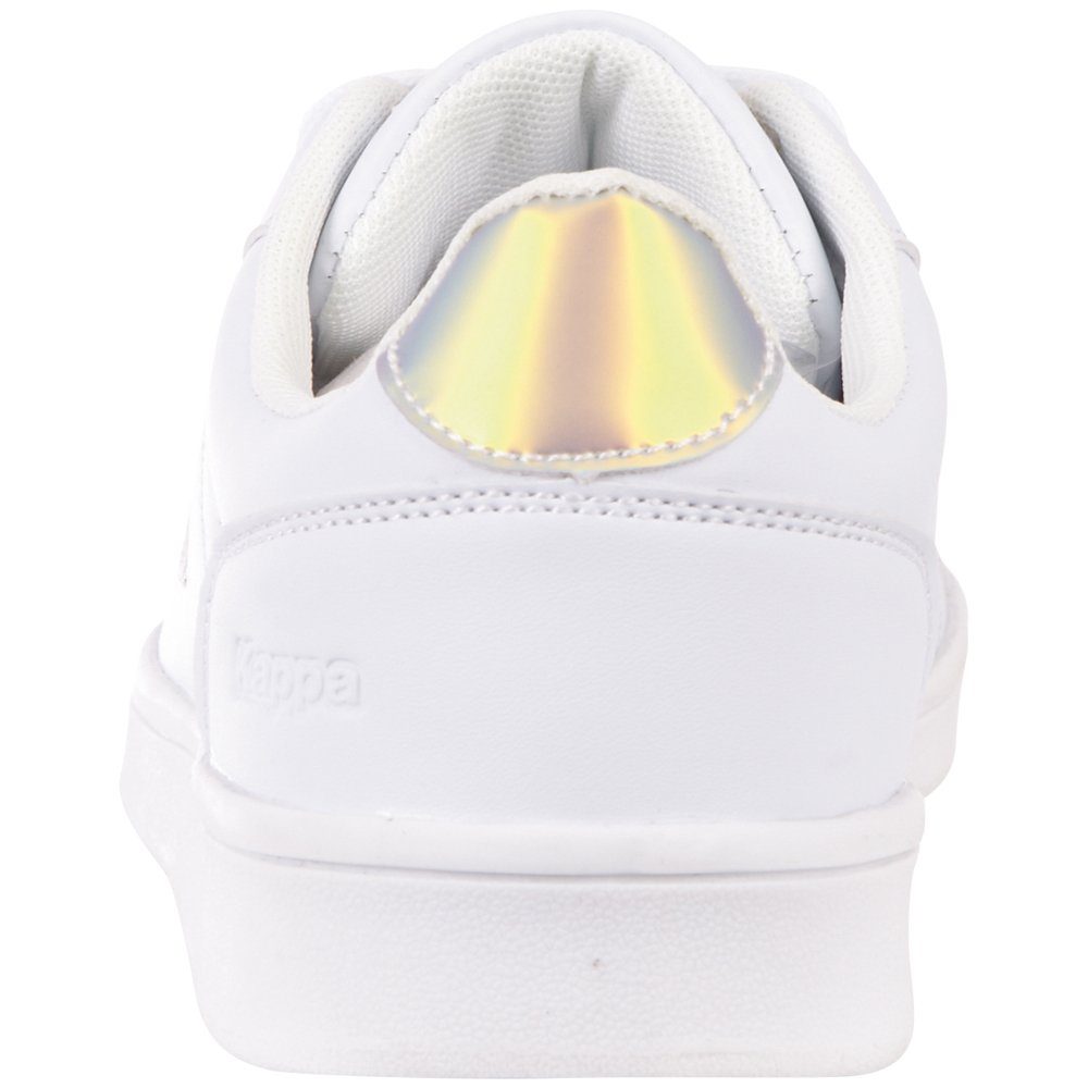 trendy Sneaker Applikationen white-pink Kappa mit