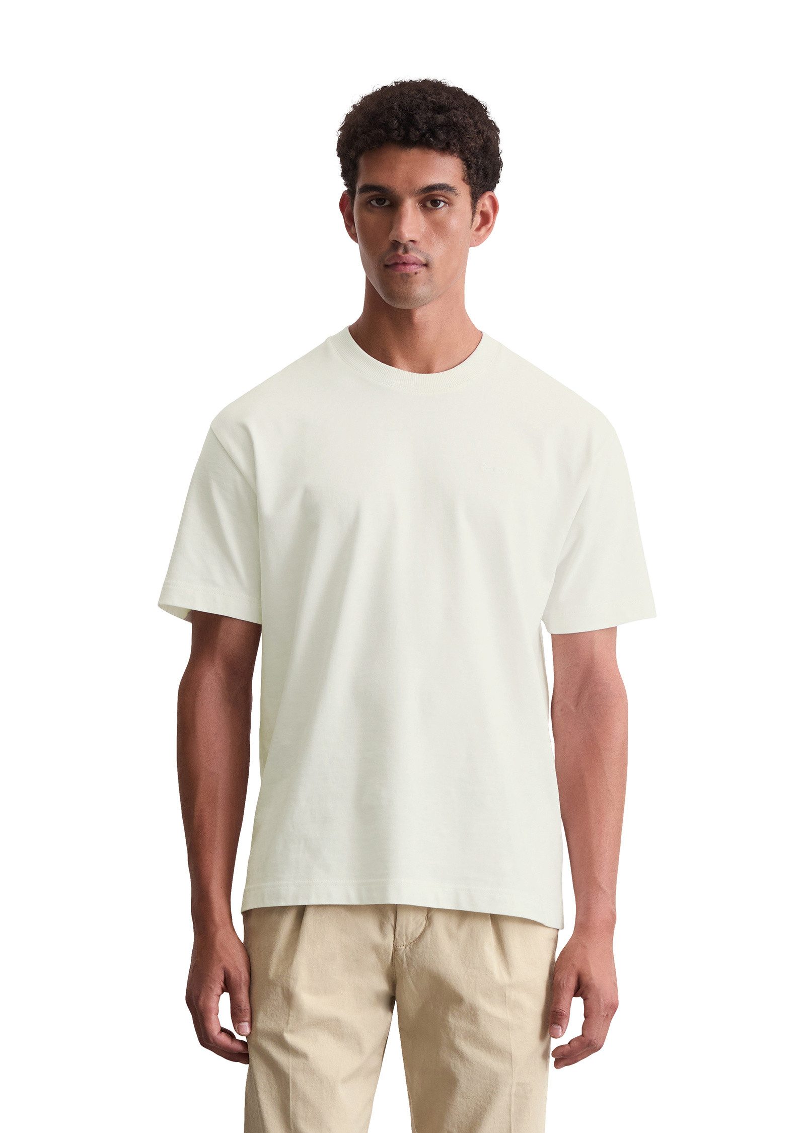 Marc O'Polo T-Shirt aus schwerem Bio-Baumwoll-Jersey