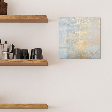 DEQORI Magnettafel 'Wand mit Gold-Struktur', Whiteboard Pinnwand beschreibbar