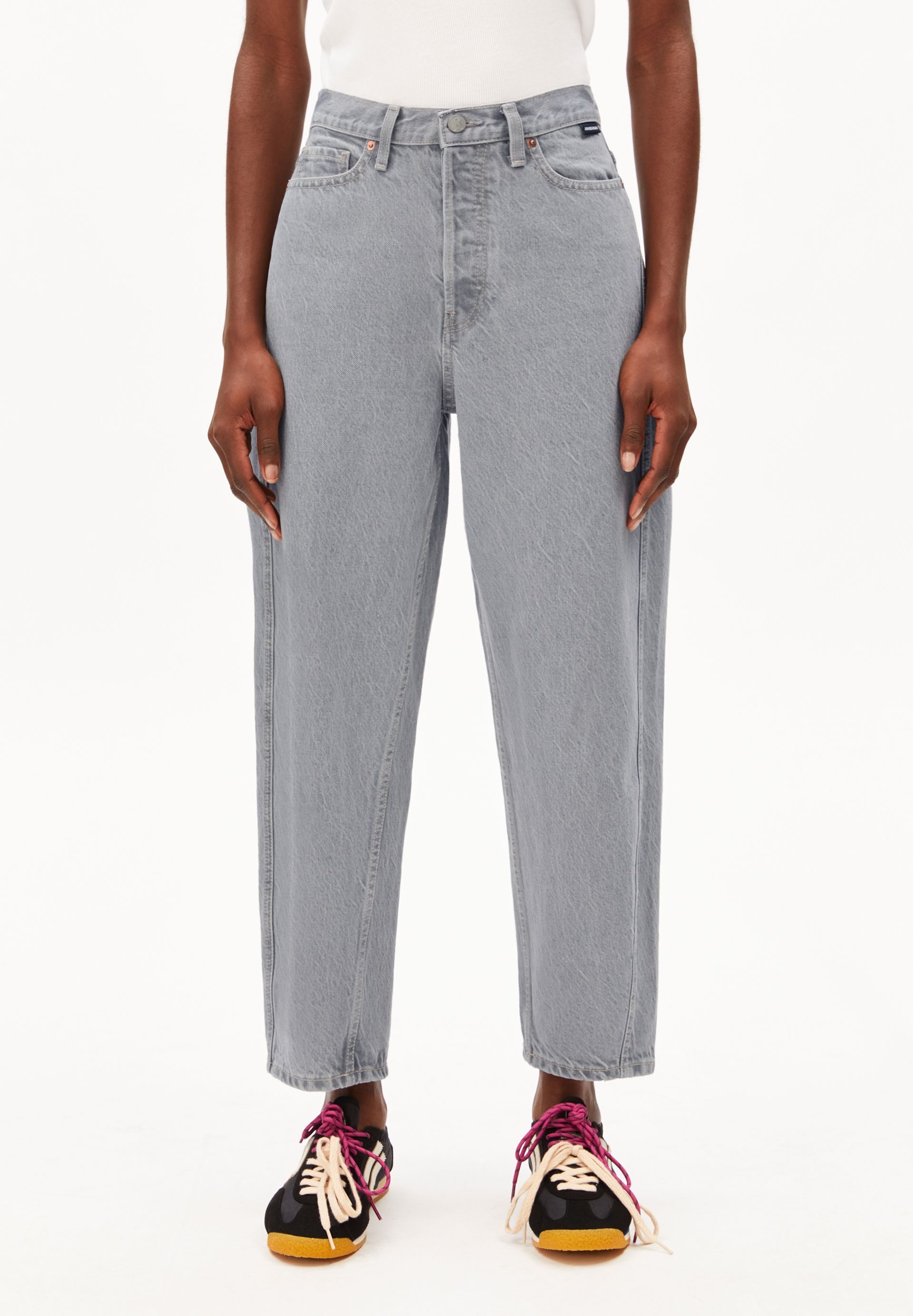 Armedangels Weite Jeans BAARLY BARREL Barrel Leg Jeans (Non-Stretch, Loose Fit) High waist