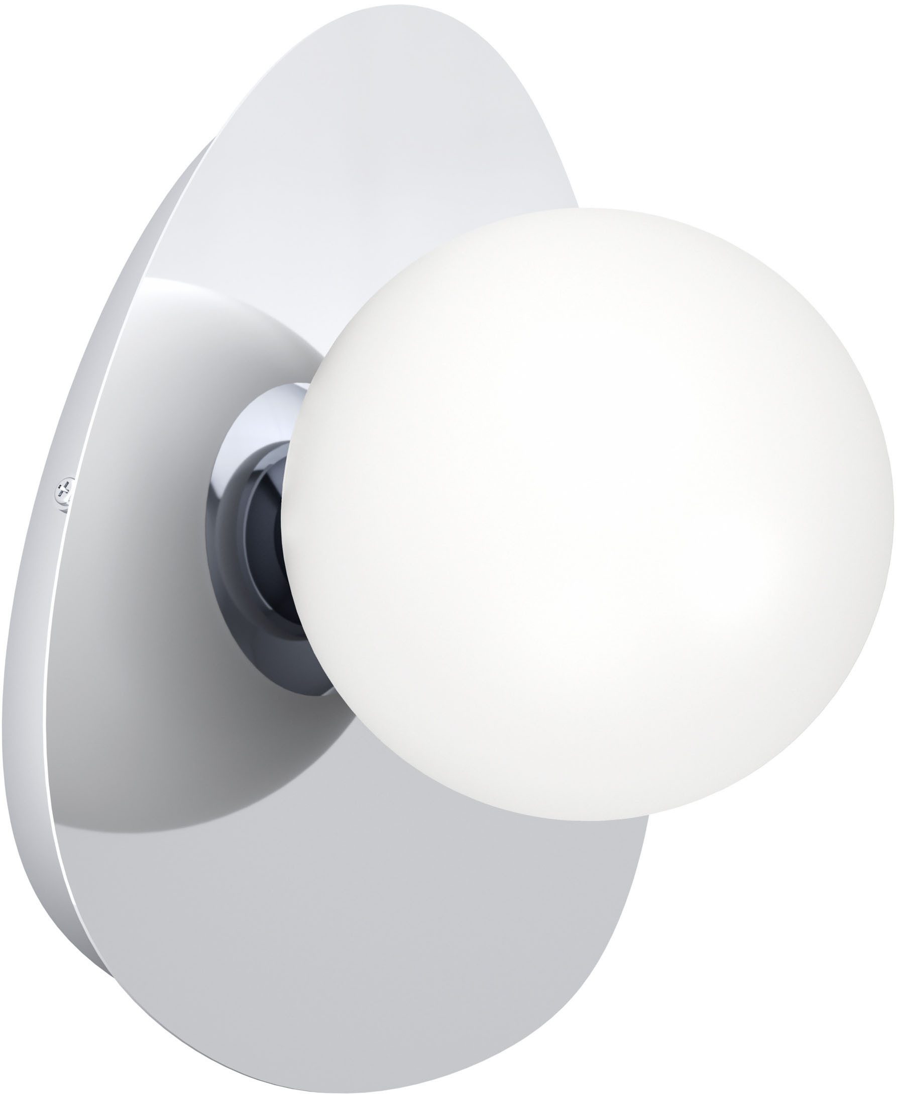EGLO Wandleuchte CASTROVIDO Wandlampe - Stahl - G9 - 1X4,2W - IP44, Leuchtmittel wechselbar, Wandstrahler, Wandspot, Wohnzimmer, Schlafzimmer, L23,5xB21,5xH15,5 cm