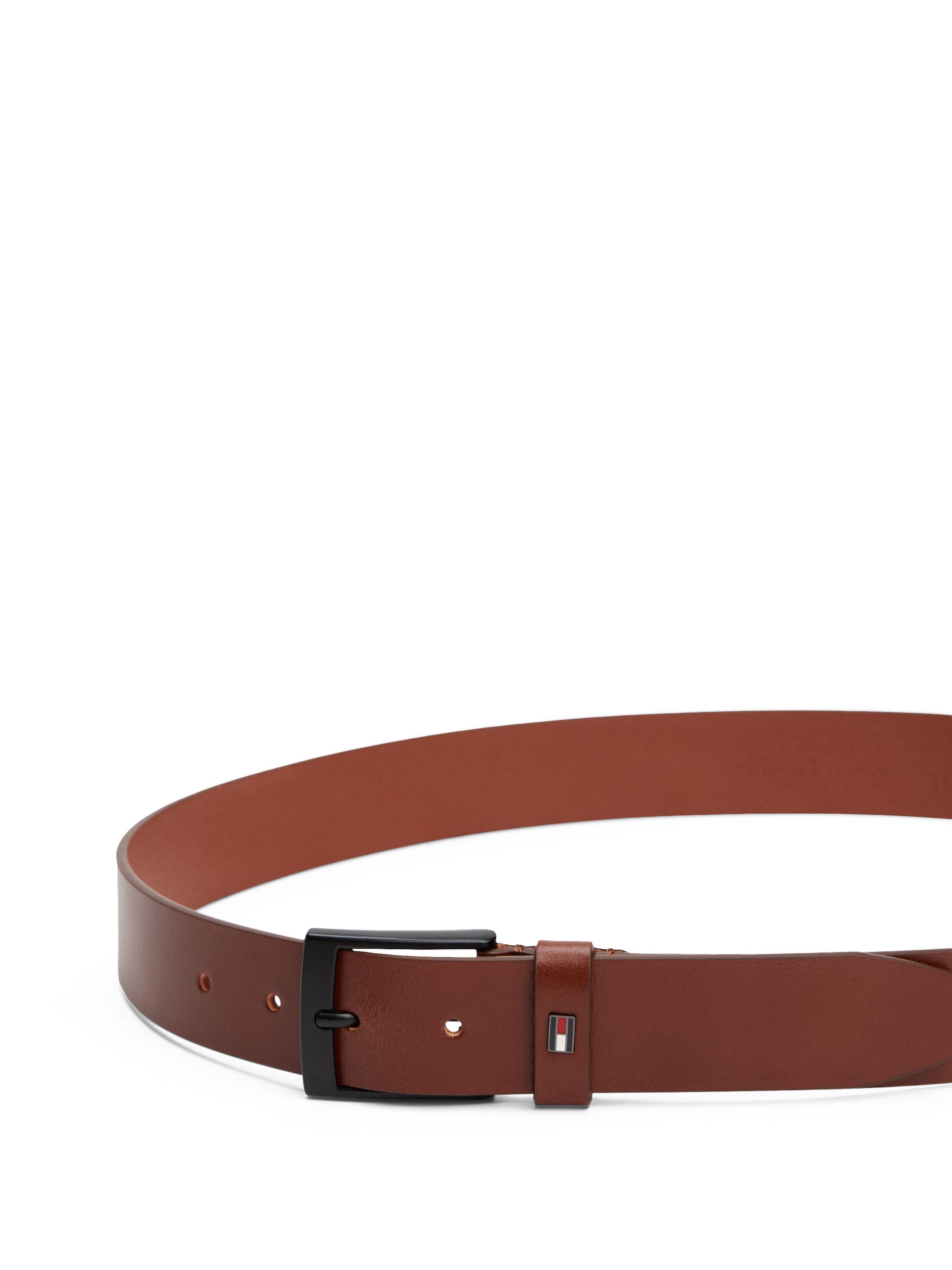 Tommy Hilfiger Ledergürtel ADAN 3.5 cm breit EXT Metalllogopatch, Einfachdo günstig online kaufen