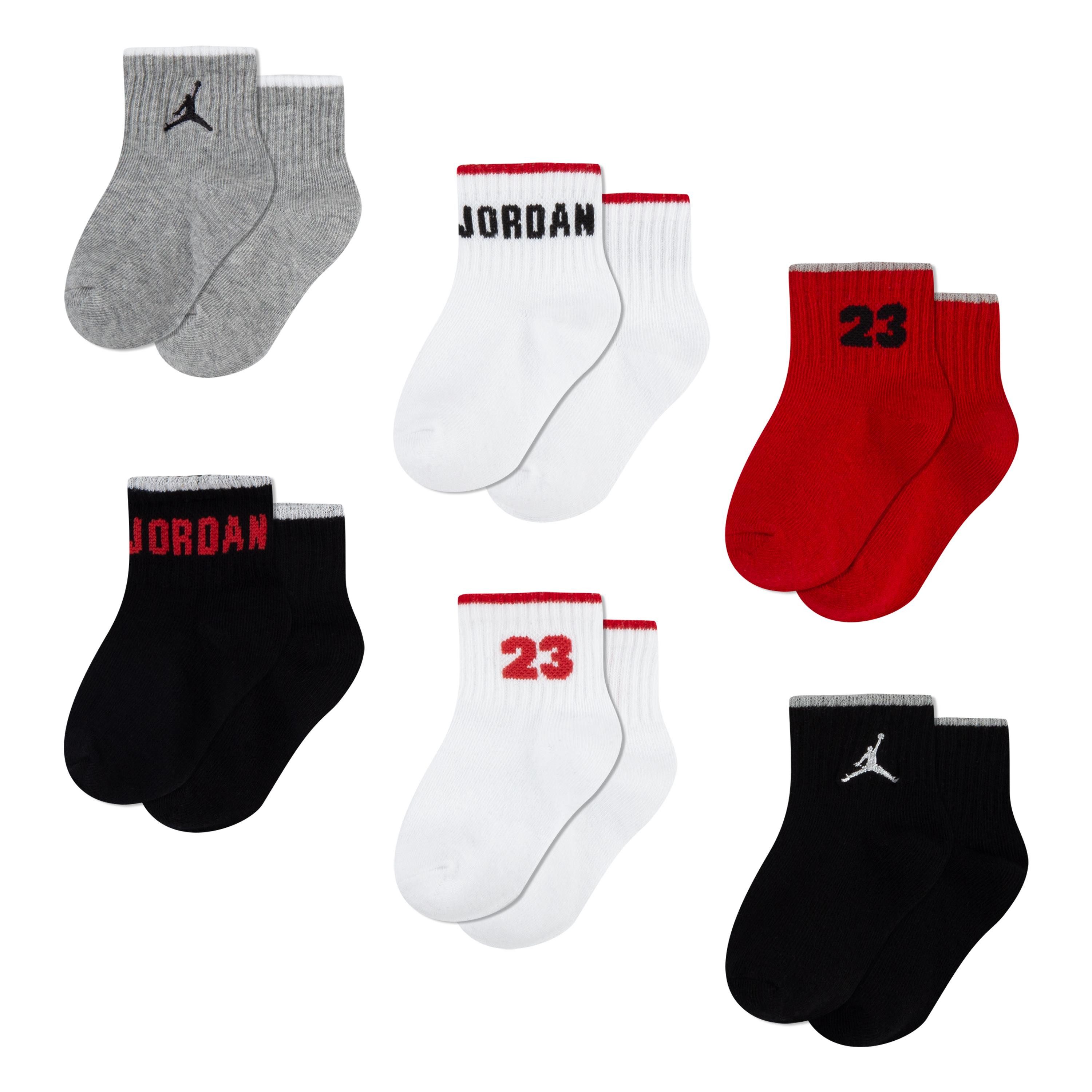 Jordan Sportsocken JHN JORDAN LEGACY für Kinder (6-Paar) für Kids von 2 bis 4 Jahren, im 6er-Pack