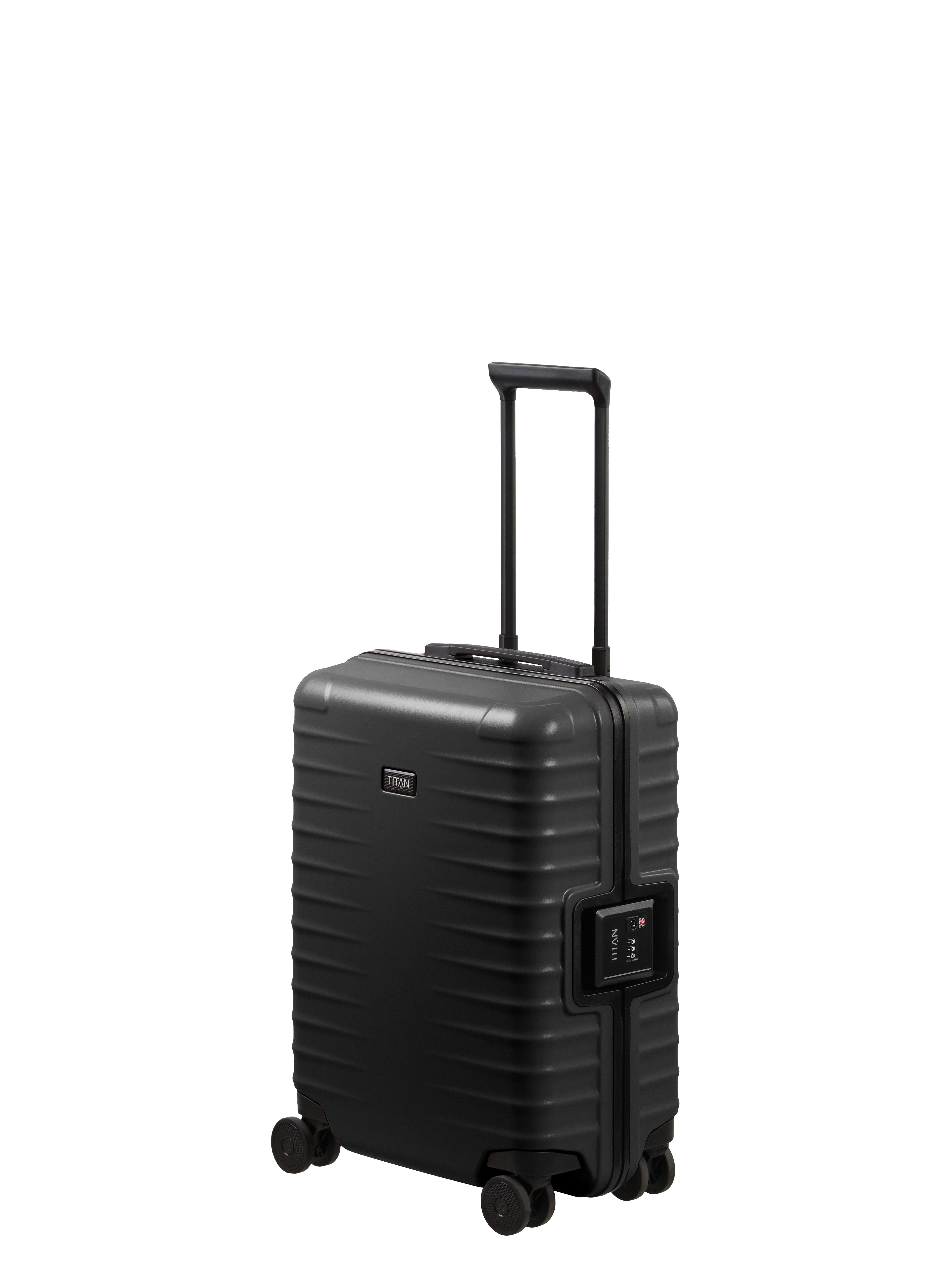 TITAN - Made in Germany Trolley OVERSEAS Koffer Hartschale, 4 Rollen, TSA-Rahmenschloss, smarter Innenaufteilung und kratzfester Oberfläche