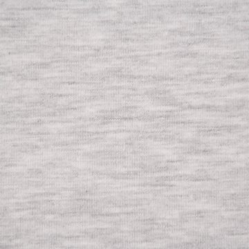 SCHÖNER LEBEN. Stoff Baumwolljersey Melange Jersey einfarbig ecru meliert 1,45m Breite, allergikergeeignet