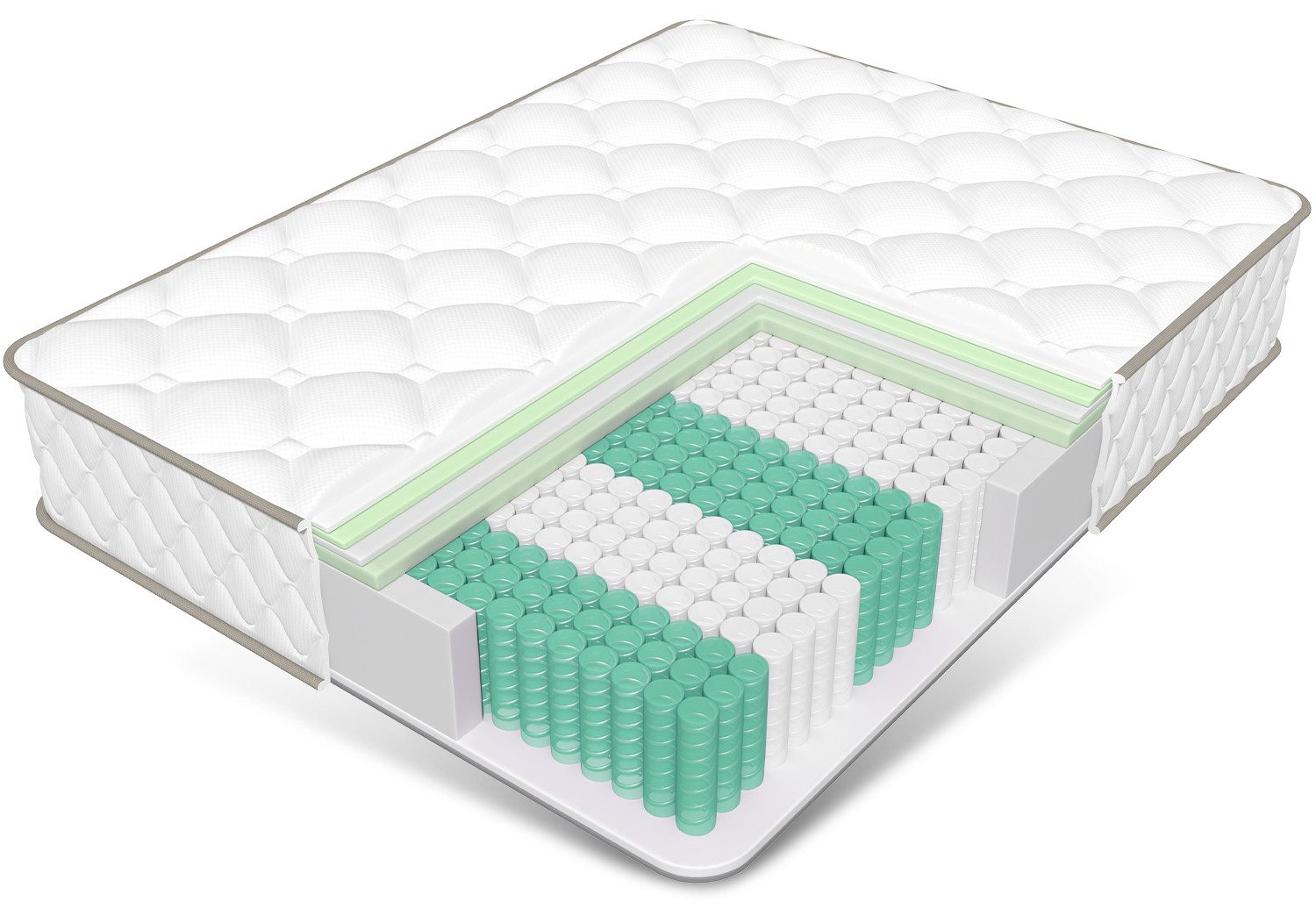 Taschenfederkernmatratze Matratze 90x200 cm, 7-Zonen Matratze 140x200 cm mit Spannbettlaken, Lexzurn, 22 cm hoch, (Atmungsaktiv und stützend, 10 Schichten aus Hochwertigem Material), Es sind mehrere Größen erhältlich.