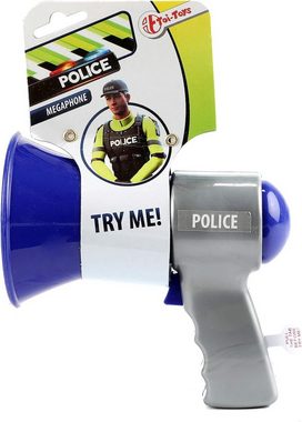 Toi-Toys Spielzeug-Polizei Megaphon POLICE Megafon Polizei für Kinder