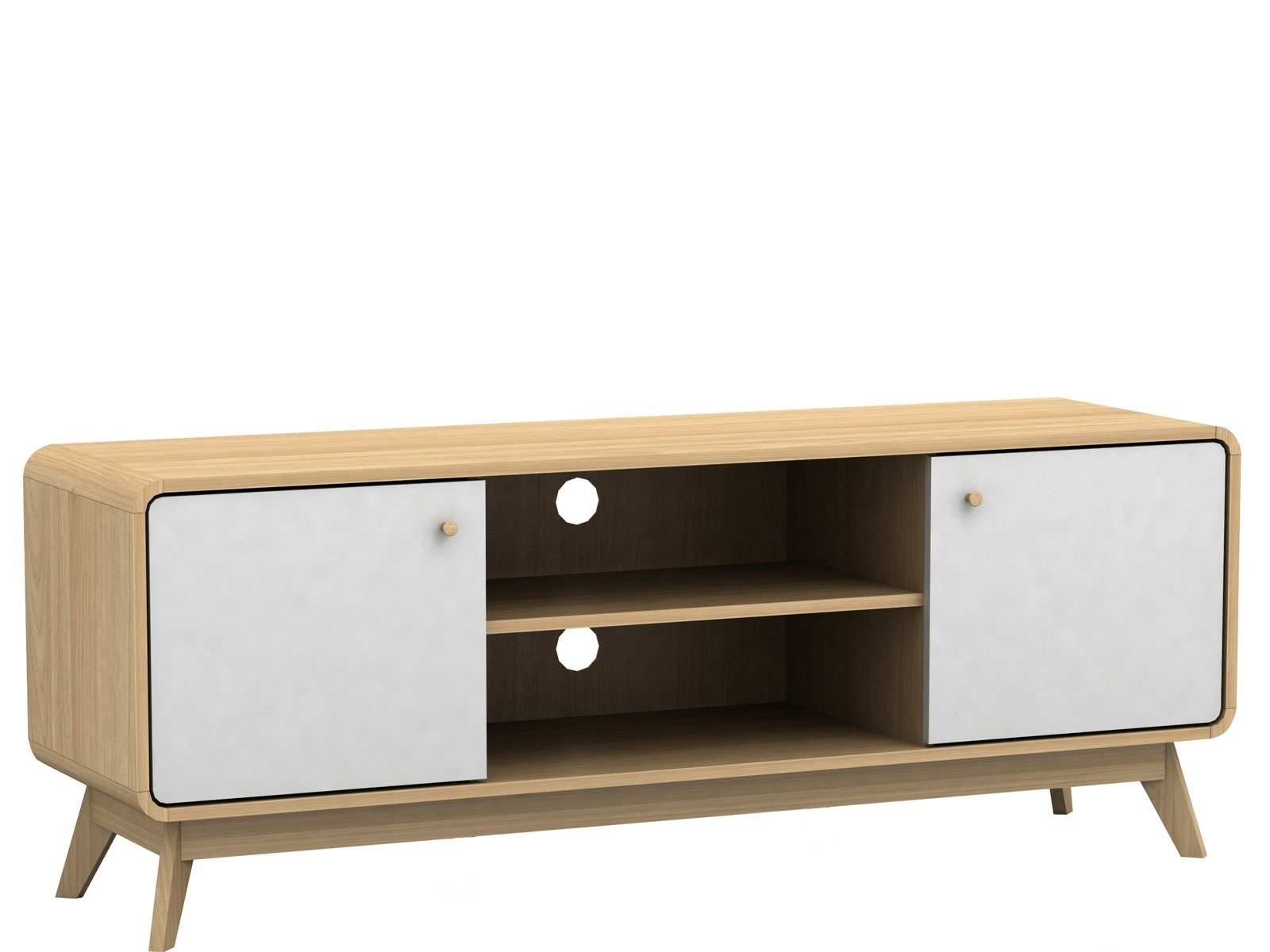 loft24 Lowboard Caitlin, TV-Schrank, Fernsehschrank, 2 günstig online kaufen