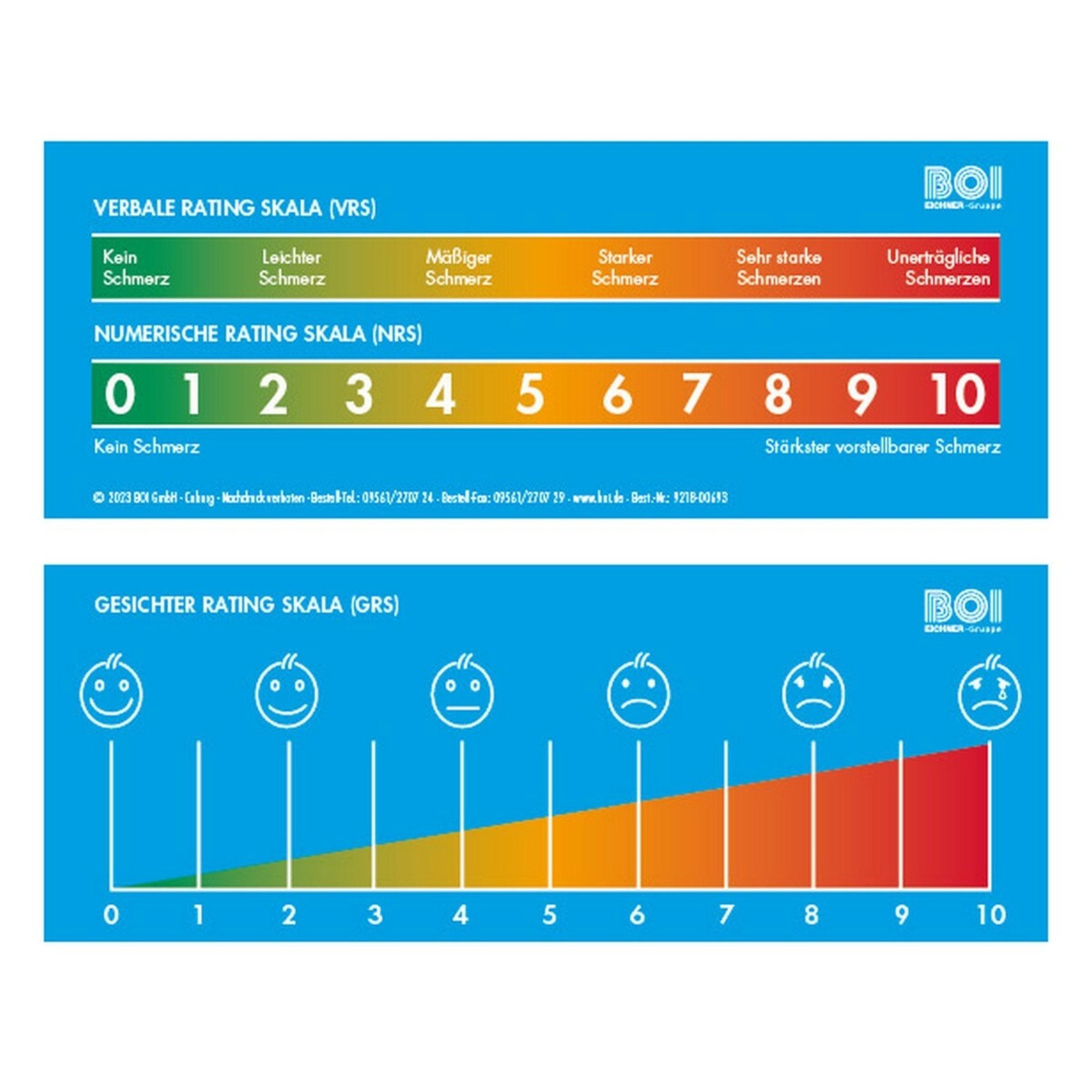 BOI DOKUTECH Erste-Hilfe-Set Schmerzlineal 9218-00693