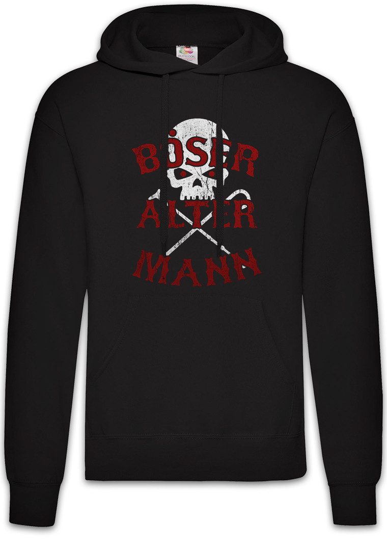 Hoodie Böser Alter Mann Herren Hoodie Rocker Biker Opa Opi Biker Rocker