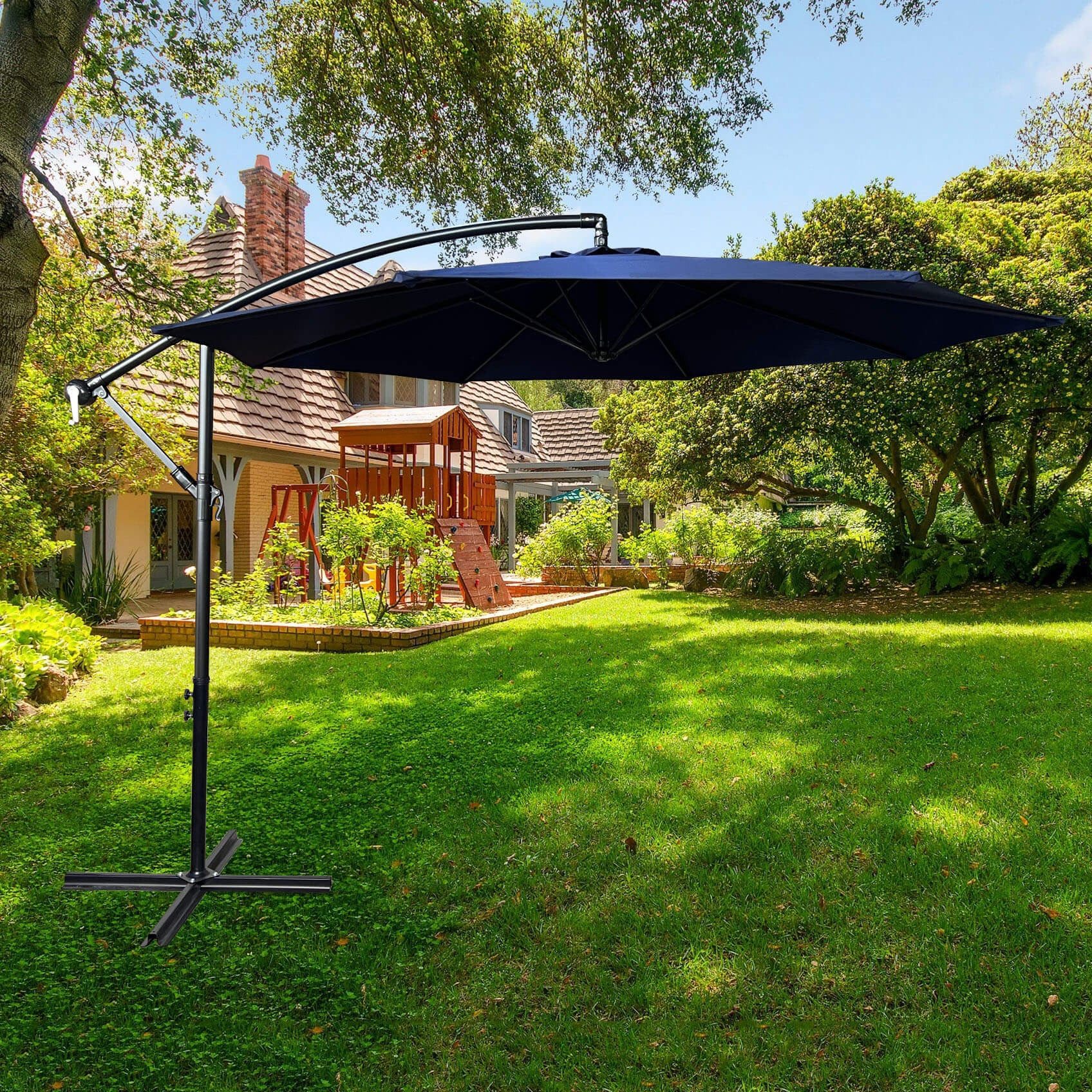 Raumhirsch Furniture Sonnensegel Ampelschirm, Gartenschirm mit UV-Schutz, Sonnenschirm, (pflegeleicht & langlebig), (verschiedene Farben - Maße: 300x300cm)