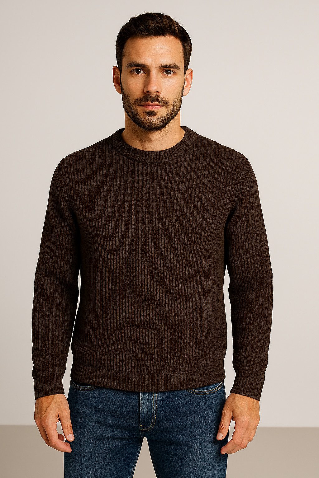 Jack & Jones Rundhalspullover JJKAITO KNIT CREW NECK BF günstig online kaufen