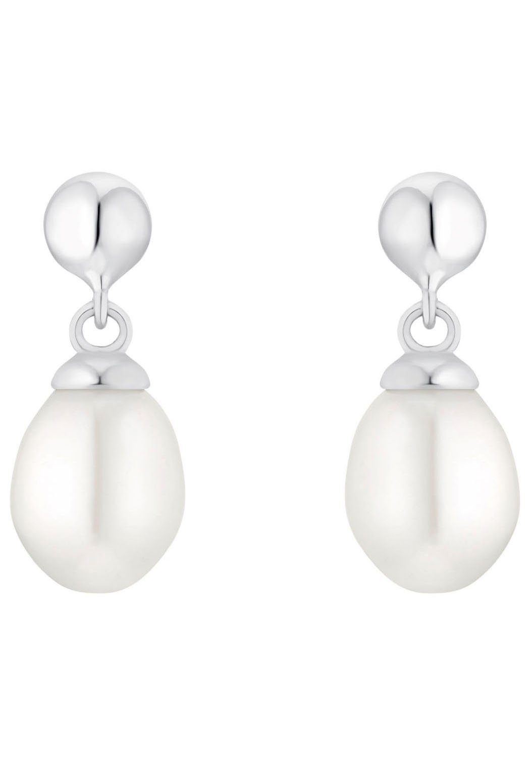 Amor Paar Ohrhänger, mit Süßwasserzuchtperle