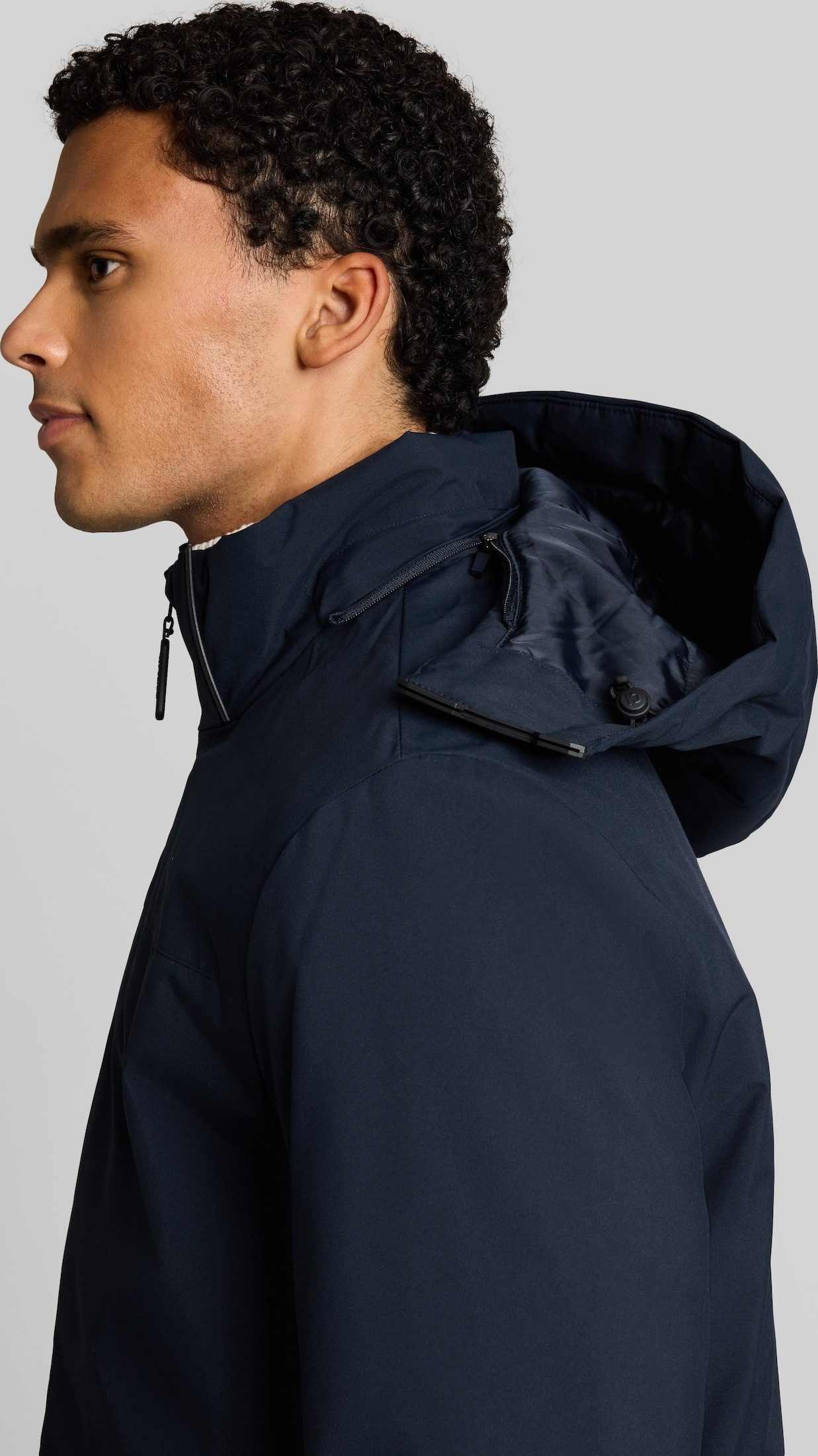 TOM TAILOR Denim Winterjacke Jacken Relaxed Fit Funktionsjacke mit abnehmbarer Kapuze