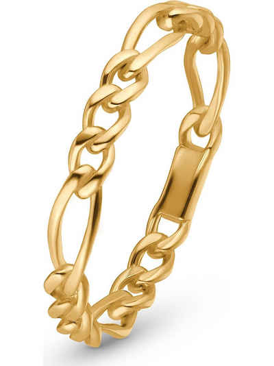 CHRIST Goldring »CHRIST Damen-Damenring Ring Figaro 375er Gelbgold«