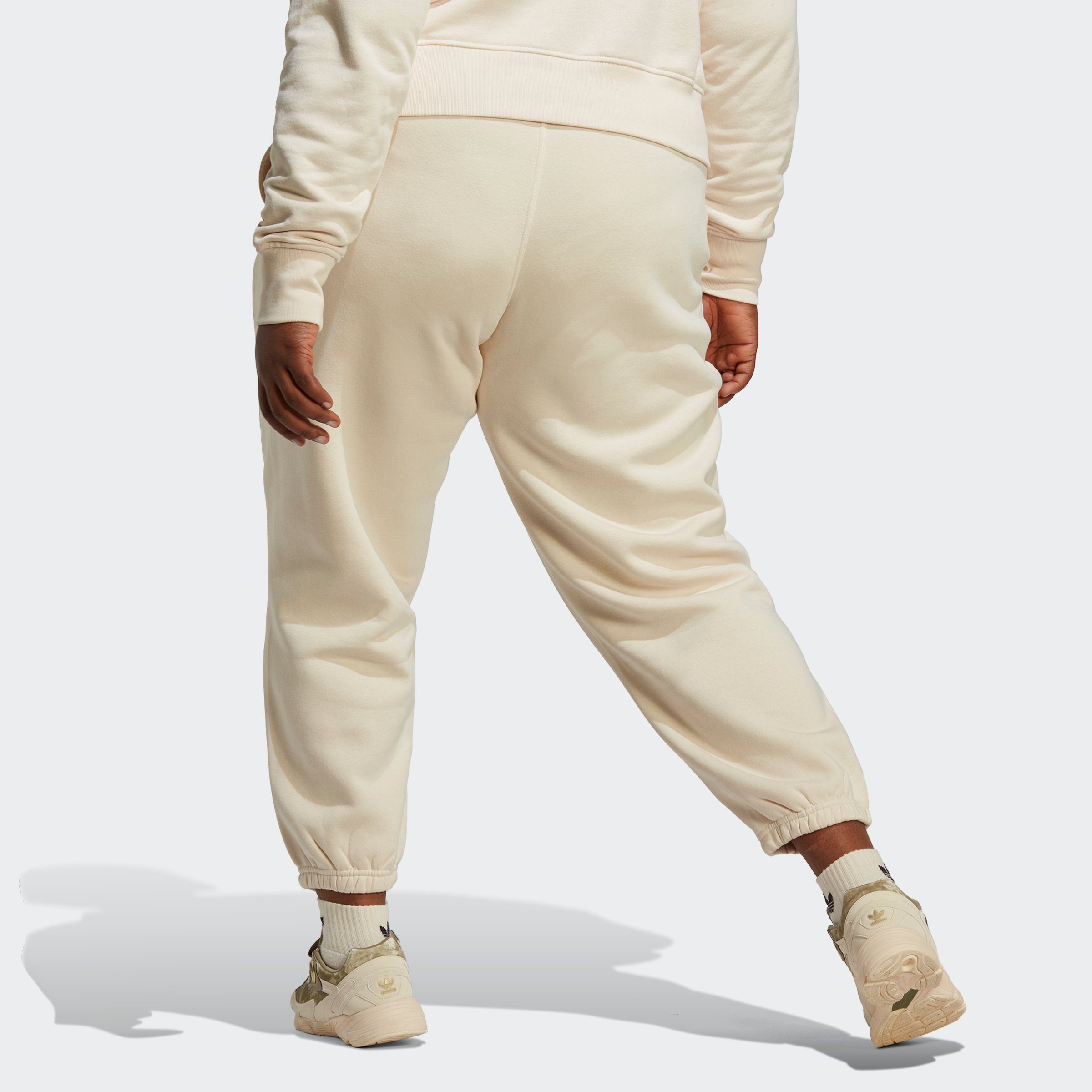 Sporthose White (1-tlg) FLEECE Originals adidas Wonder ESSENTIALS