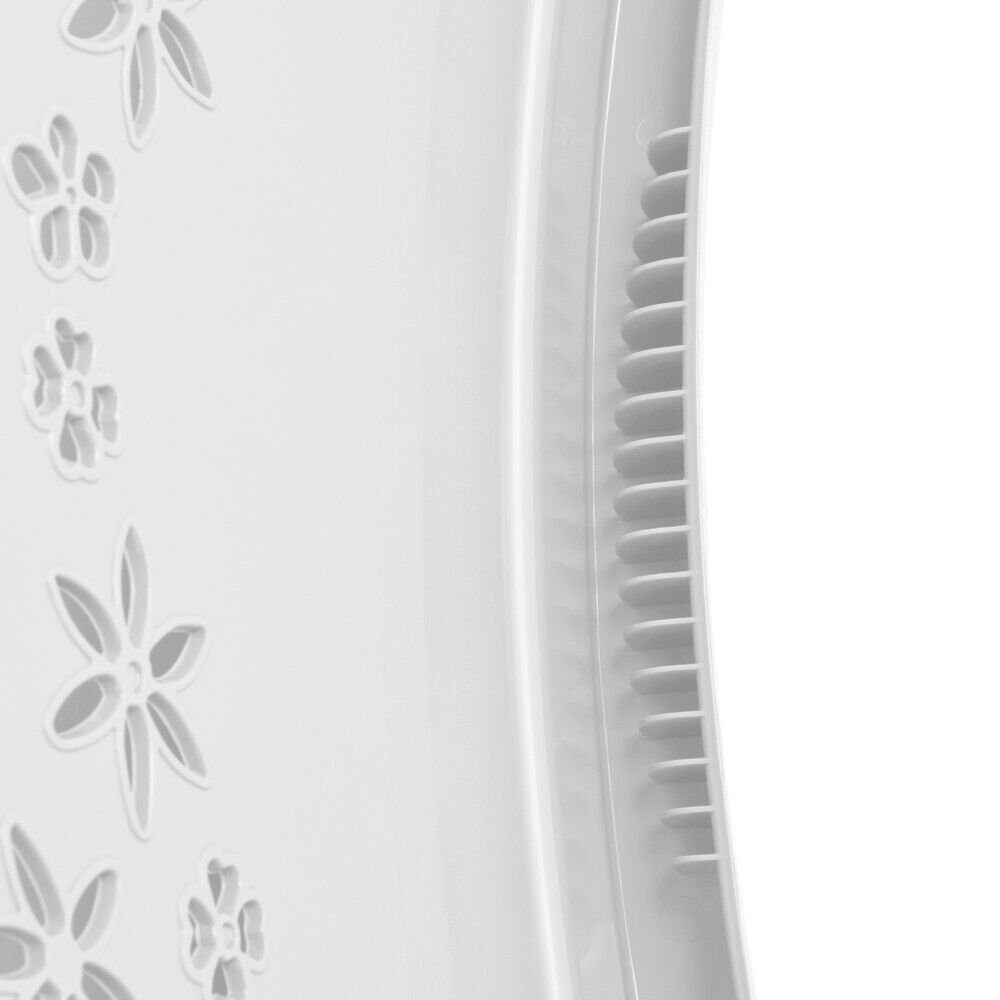 Premium Körper weiß/aquamarin den Form, KiNDERWELT Nierenform L 50 angepasste ergonomischer Wäschekorb Soft-Touch-Griffe, an