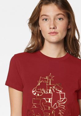 Mavi Rundhalsshirt MEOW HOLIDAYS T-SHIRT T-Shirt mit Katzenmotiv
