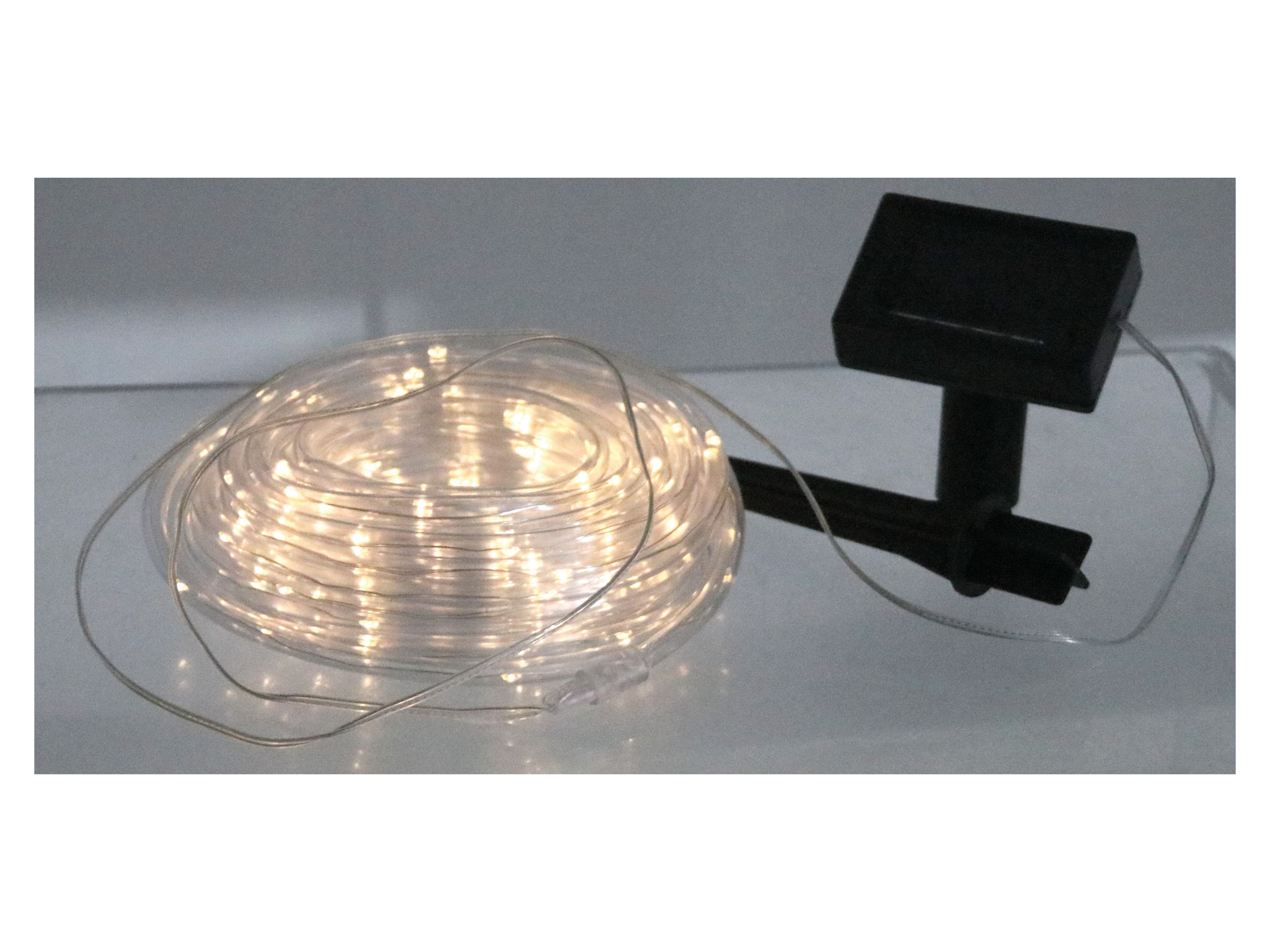 Grundig LED-Leuchte GRUNDIG 10m LEDs, warmweiß, Solar-Lichterkette 100