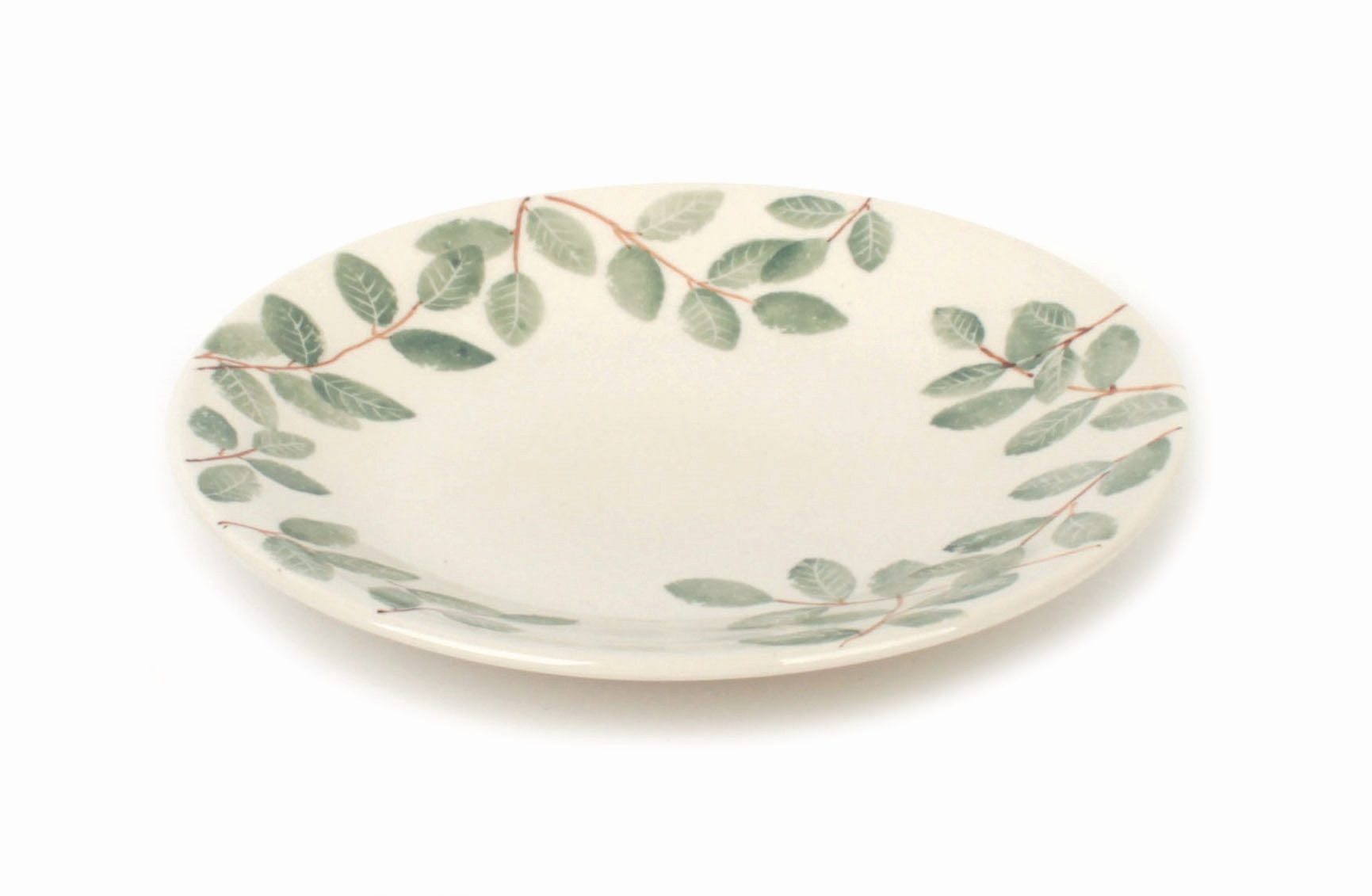 El Puente Kuchenteller Kuchenteller "Leaves", Handmade, Fair Trade